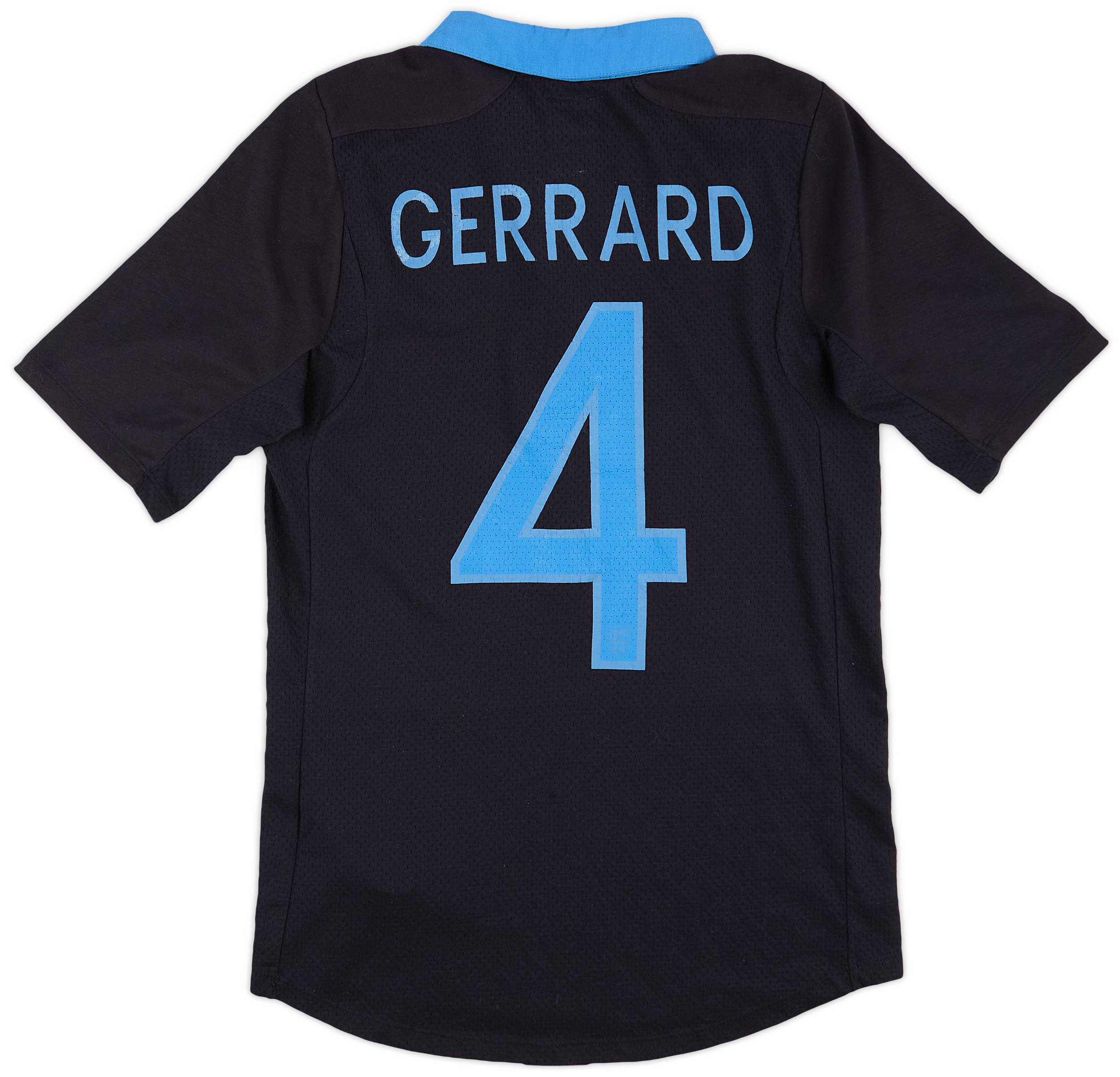 2011-12 England Away Shirt Gerrard #4 - 7/10 - (XS)