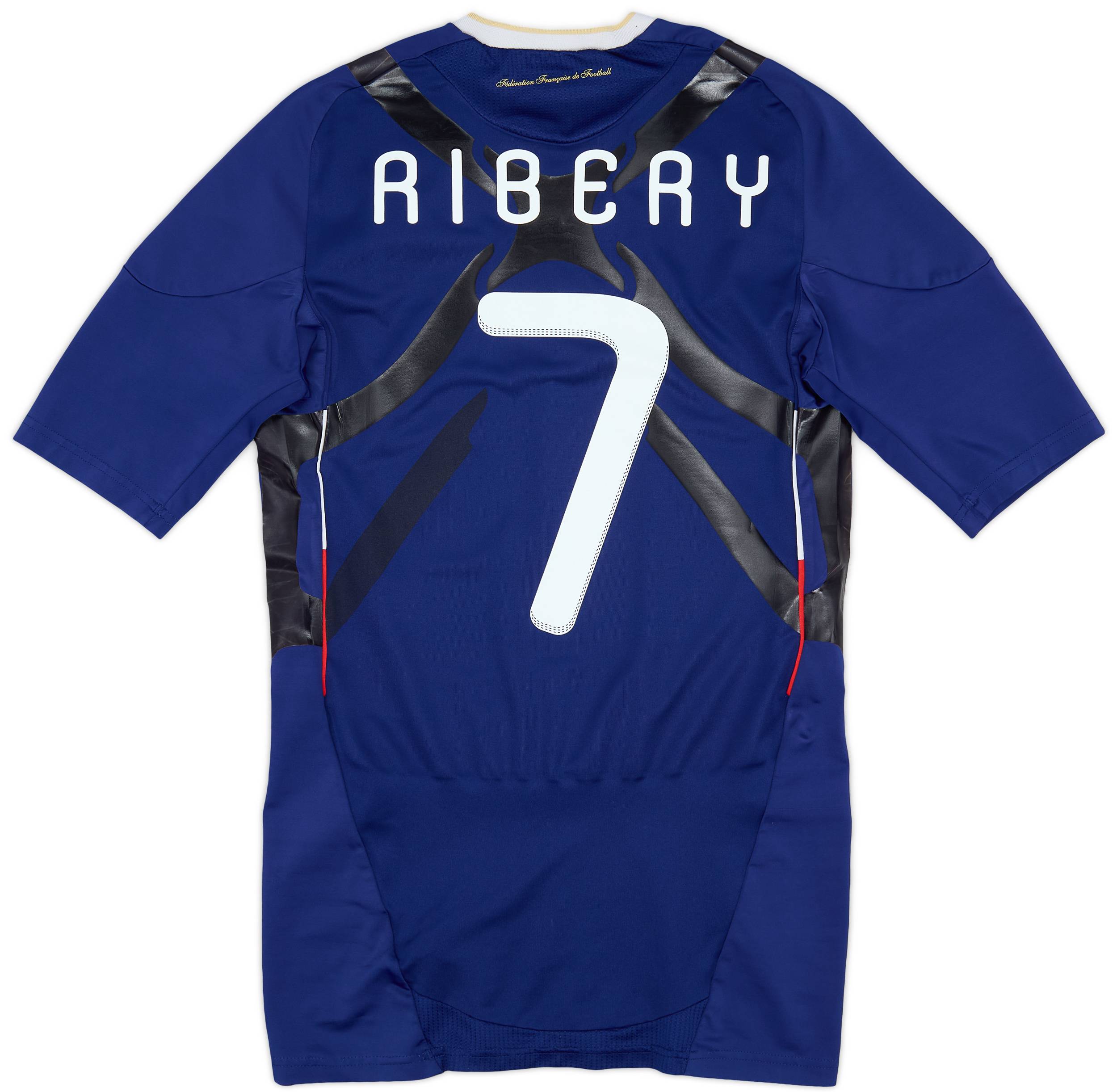2009-10 France Player Issue Techfit Home Shirt Ribery #7 - 8/10 - (S)