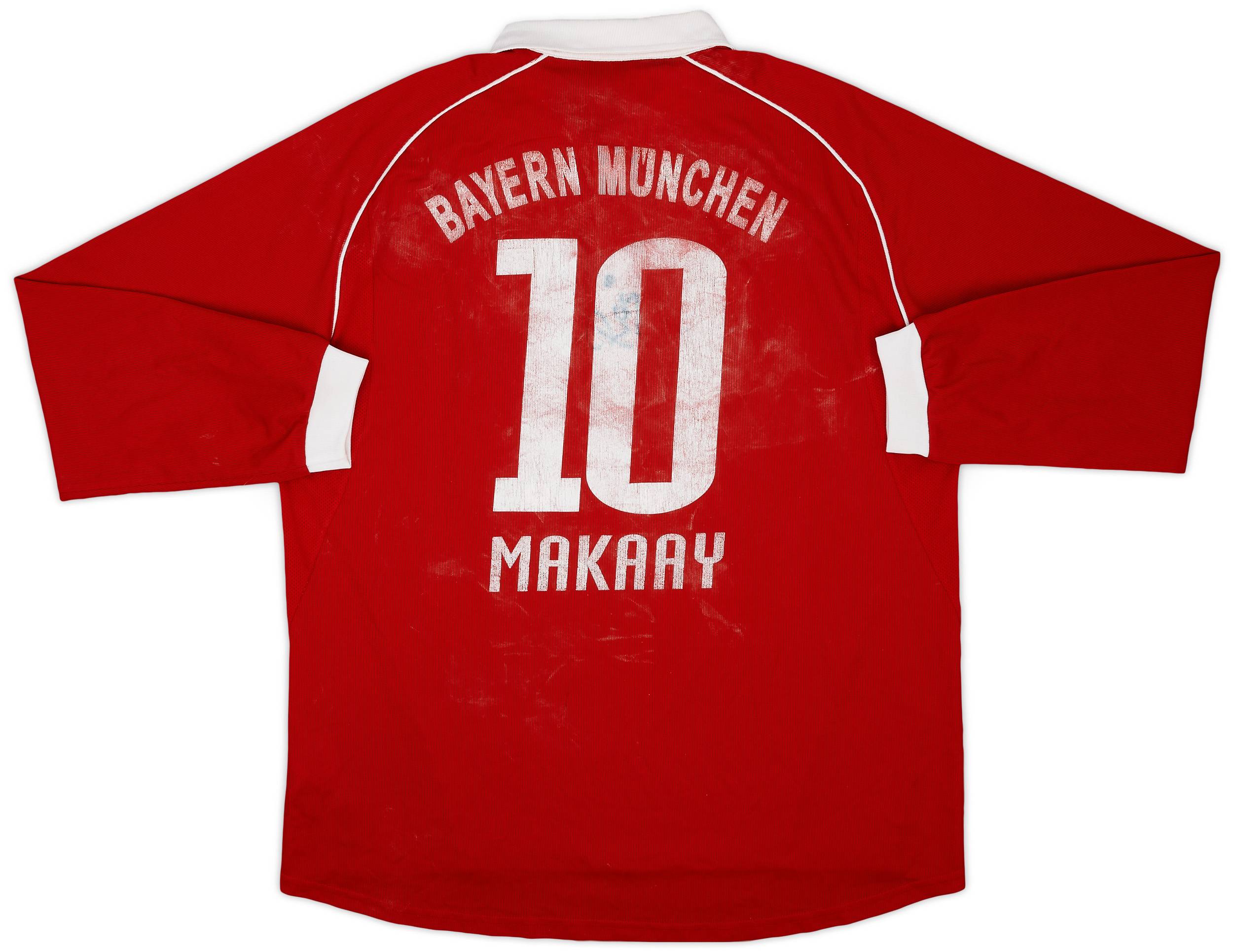 2005-06 Bayern Munich Home L/S Shirt Makaay #10 - 4/10 - (XL)