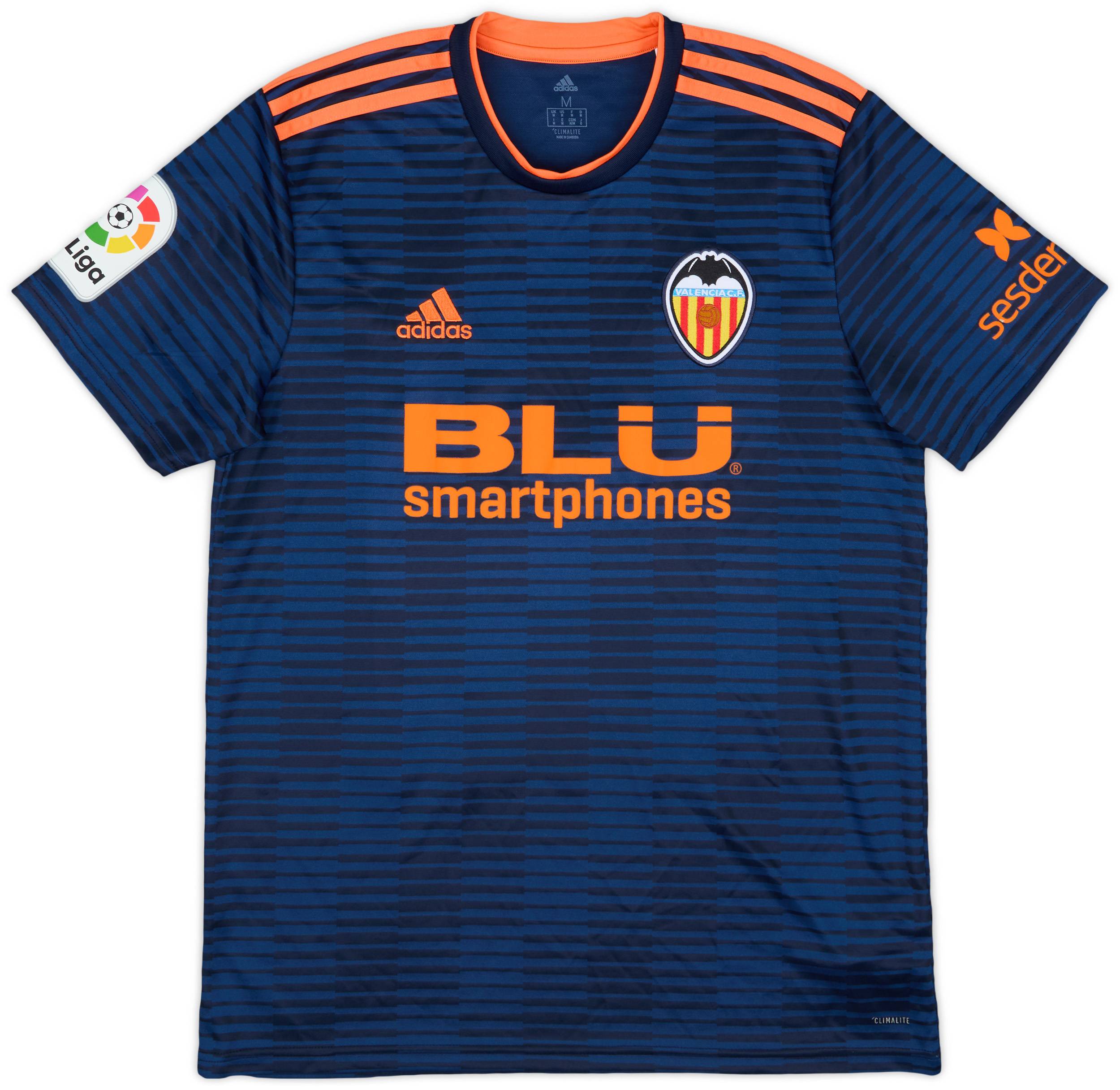 2018-19 Valencia Away Shirt - 9/10 - (M)