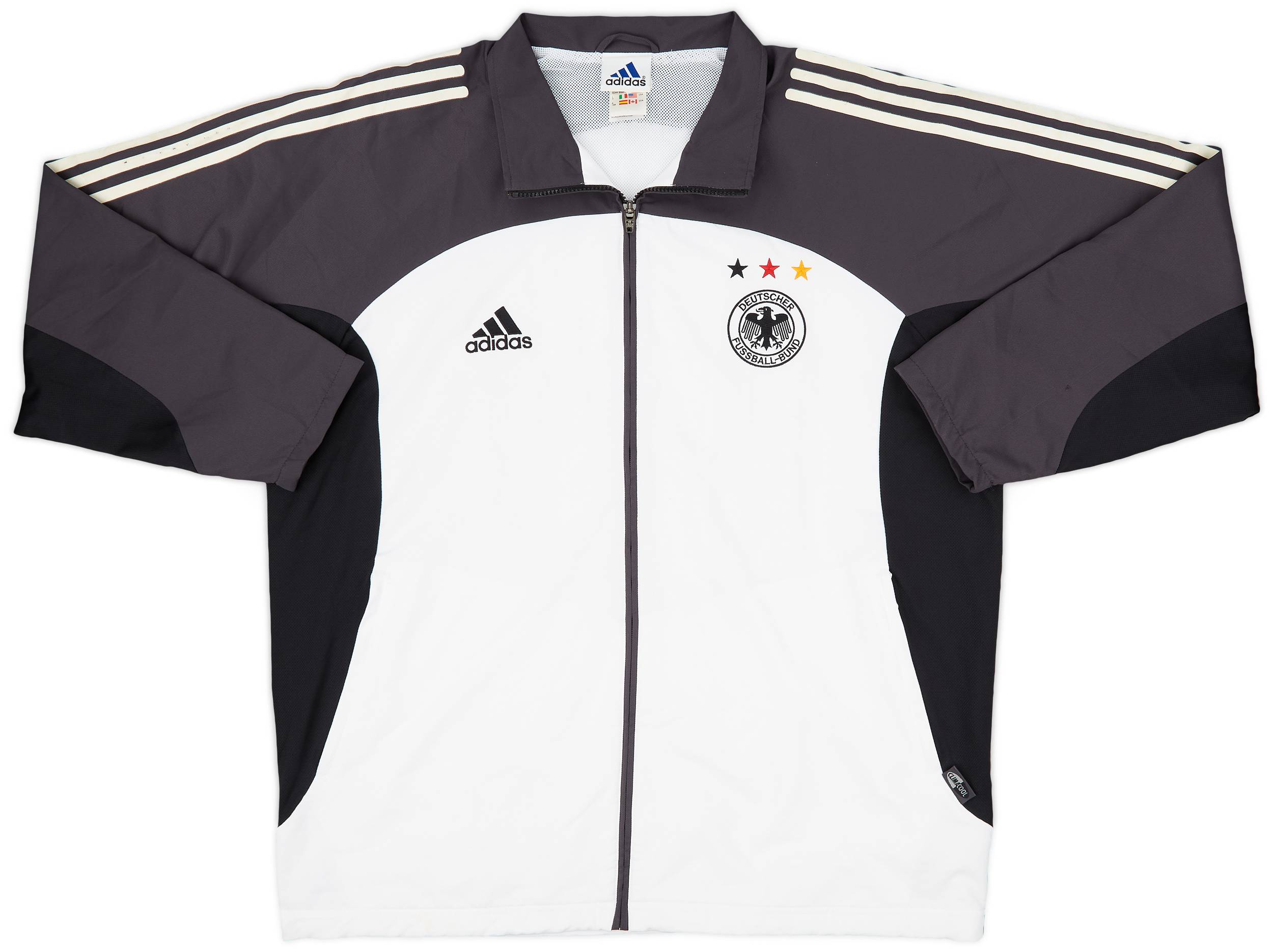 Adidas Germany Deutscher Fussball Bund Track Jacket Zip Mens