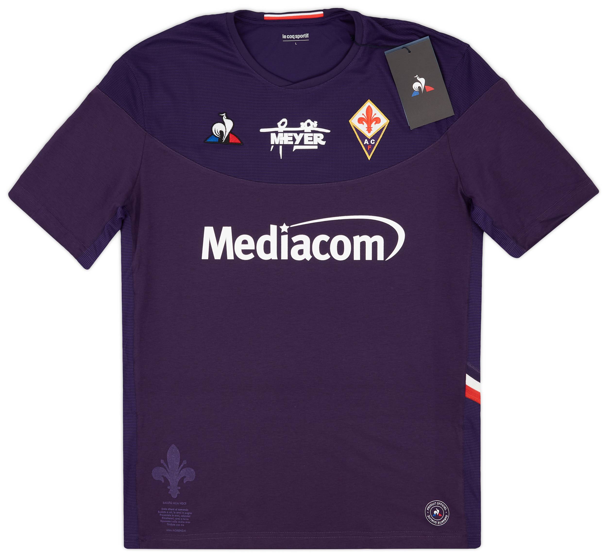 Le coq sportif fiorentina shirt black sale