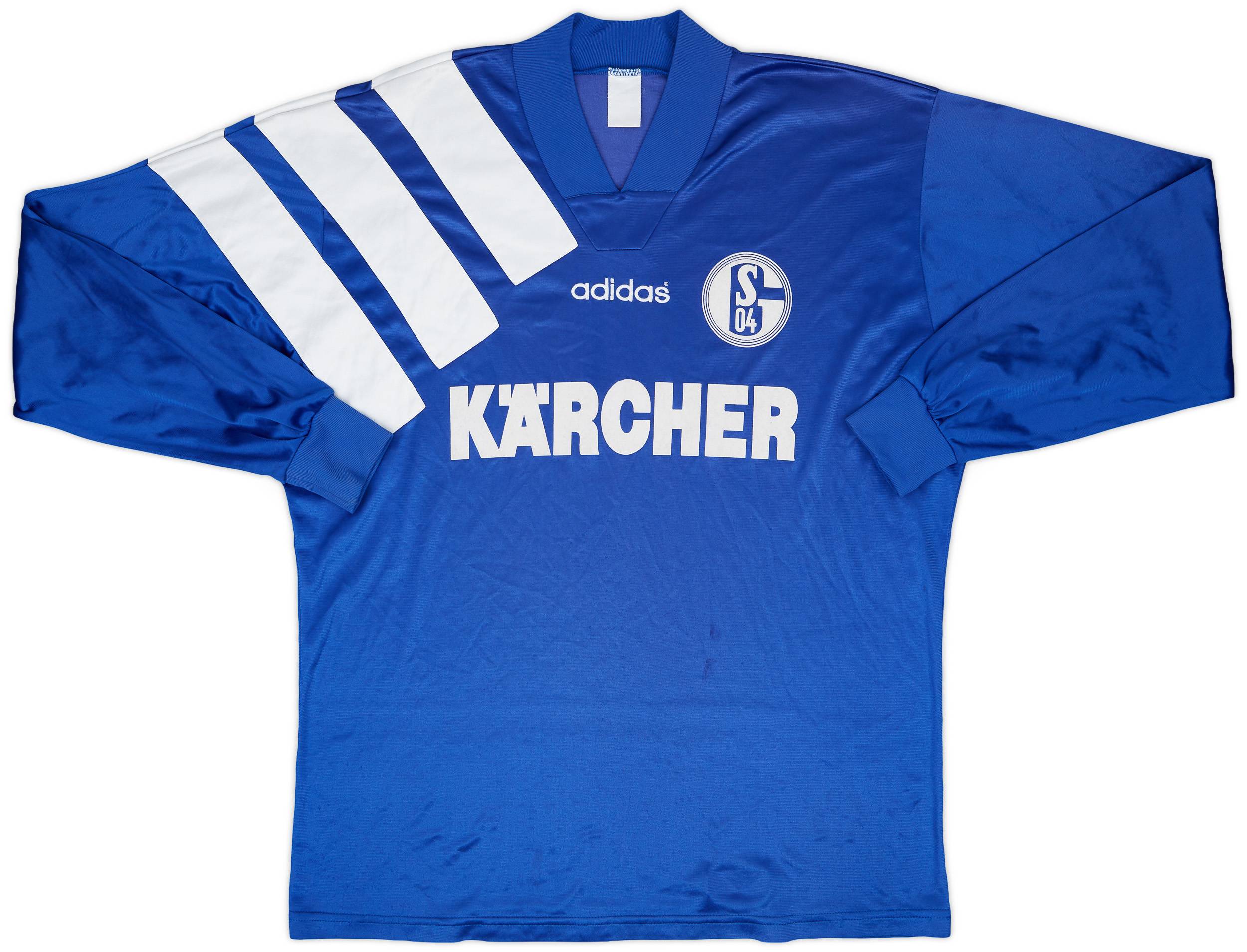 1995-96 Schalke II Match Issue Home L/S Shirt #13