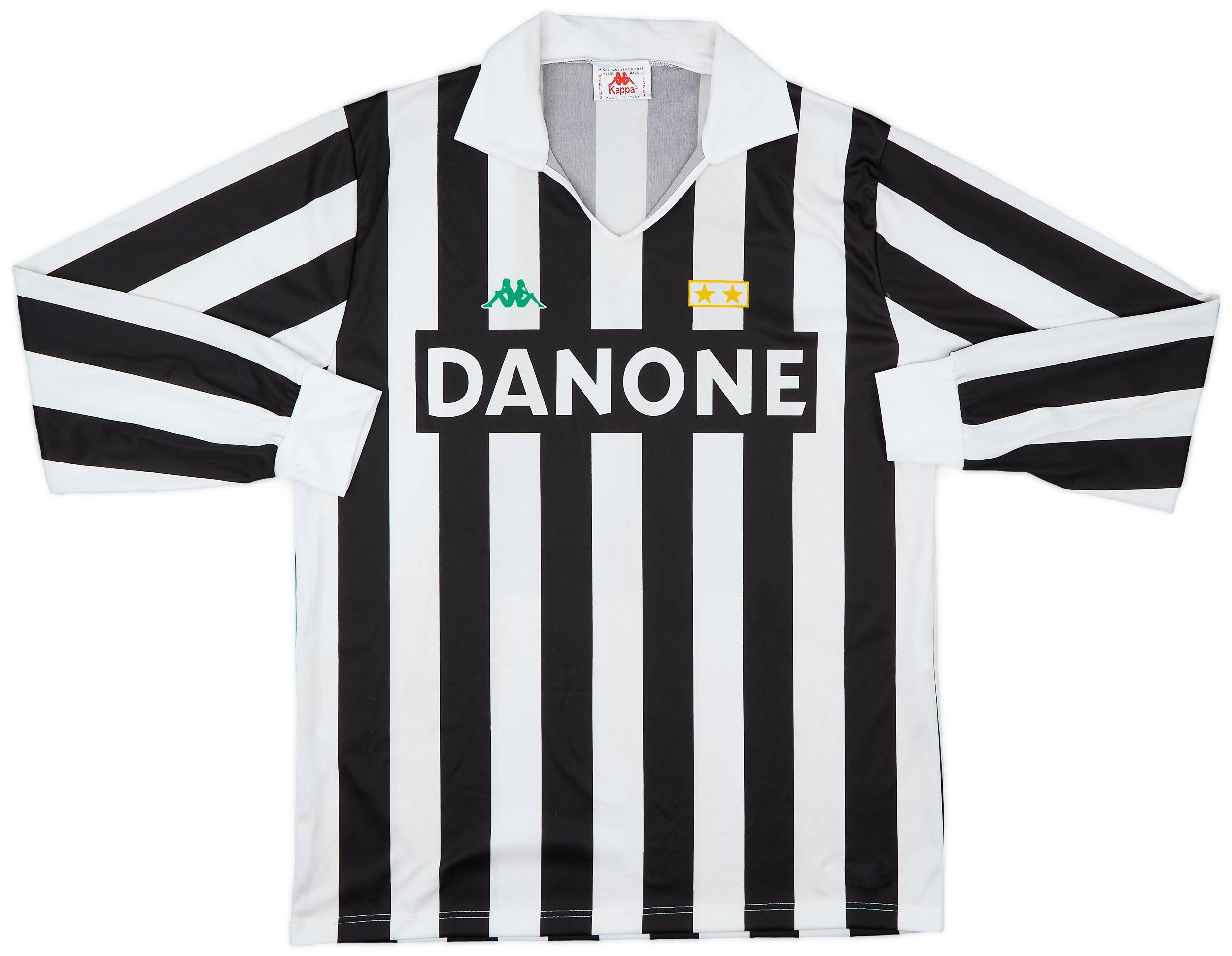 1991-92 Juventus Basic Home L/S Shirt - 8/10 - (XL)