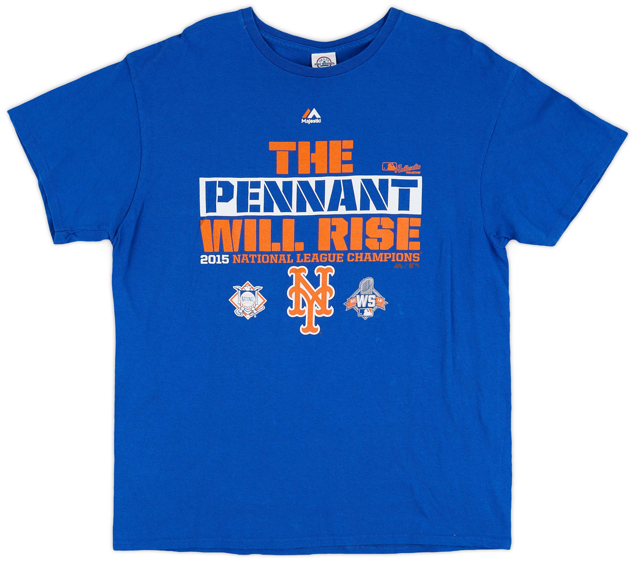 2015 New York Mets National League Champions Majestic Tee - 9/10 - (L)