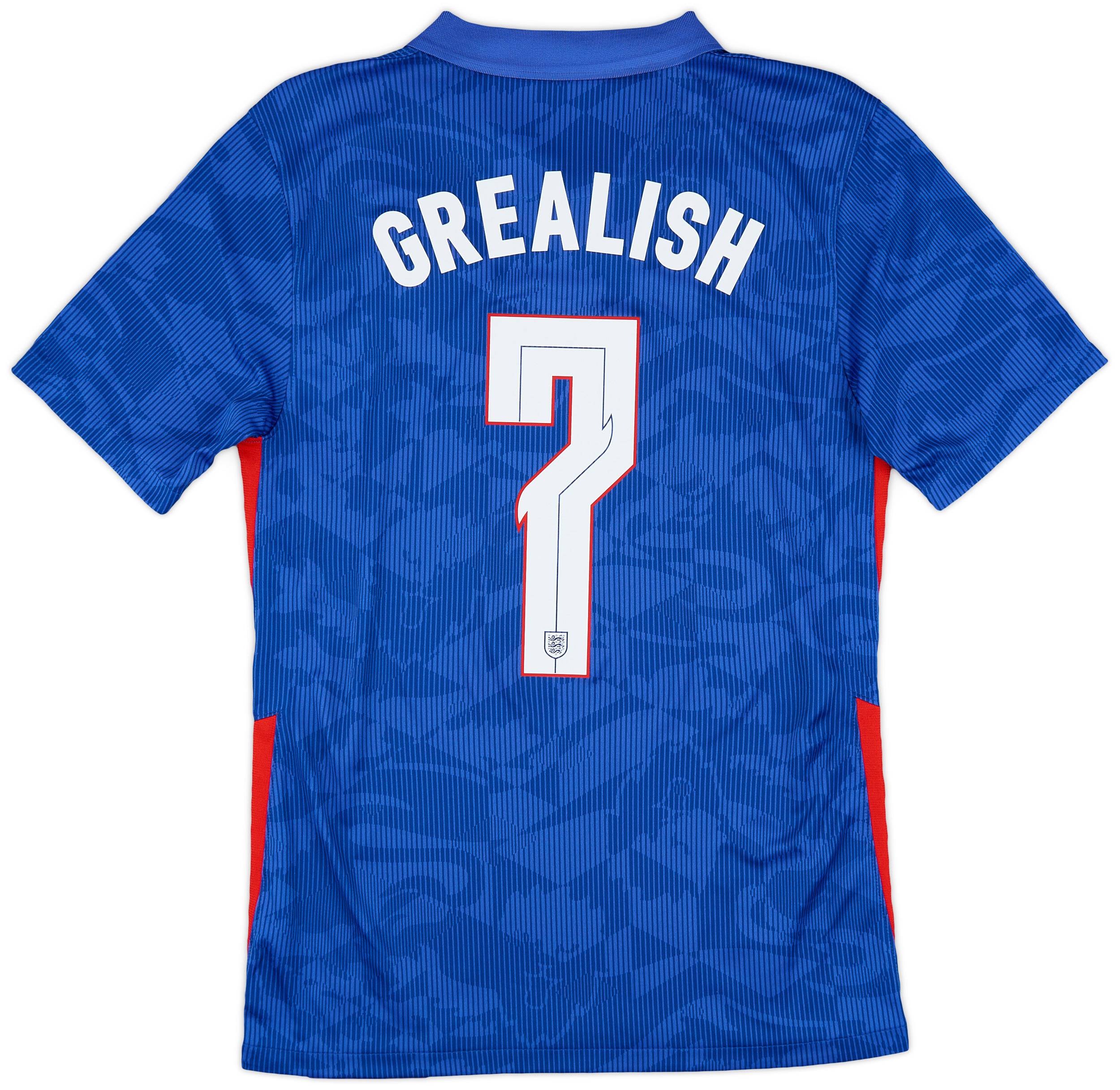 2020-21 England Away Shirt Grealish #7 - 9/10 - (S)