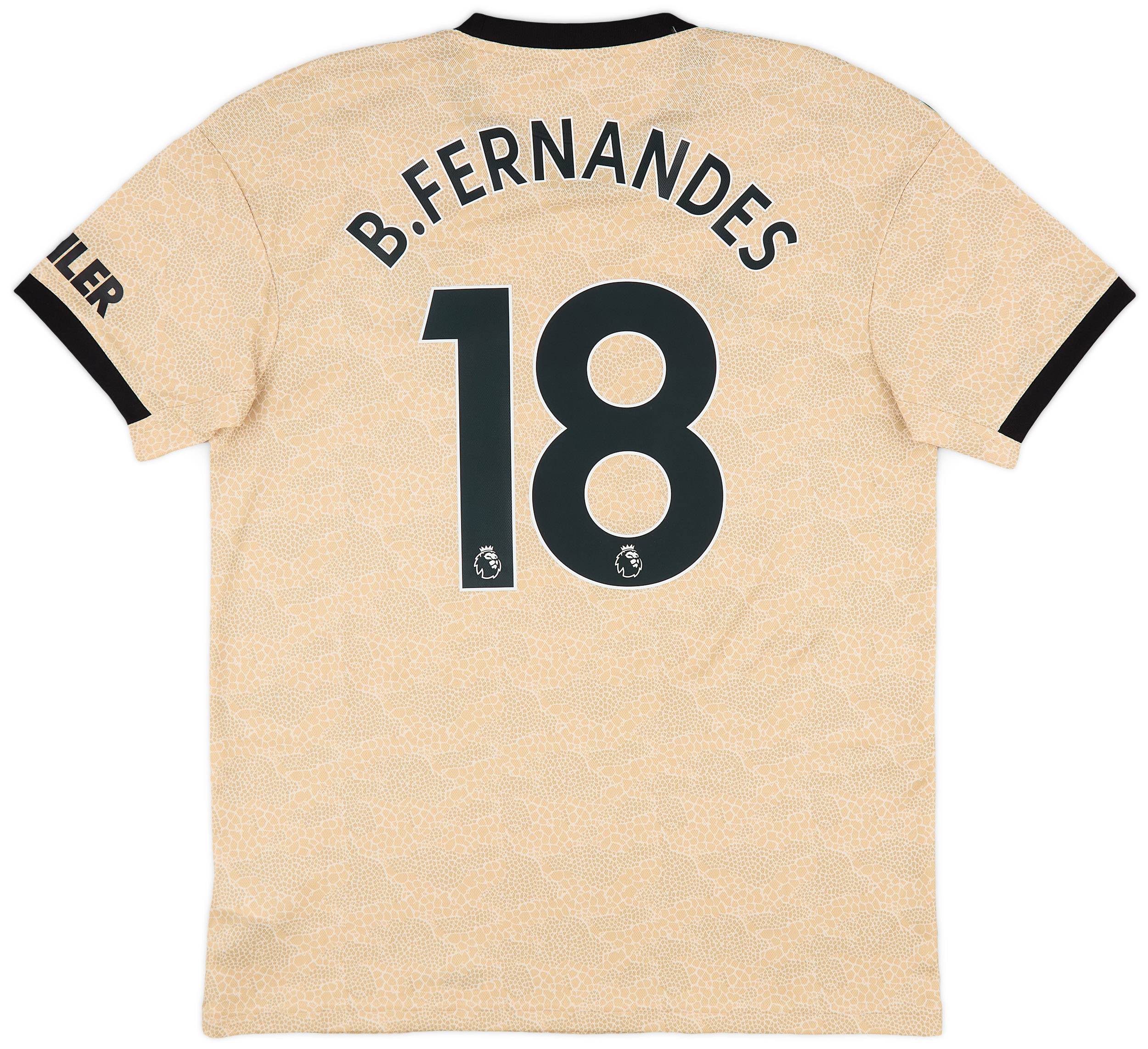 2019-20 Manchester United Away Shirt B.Fernandes #18 - 9/10 - (L)