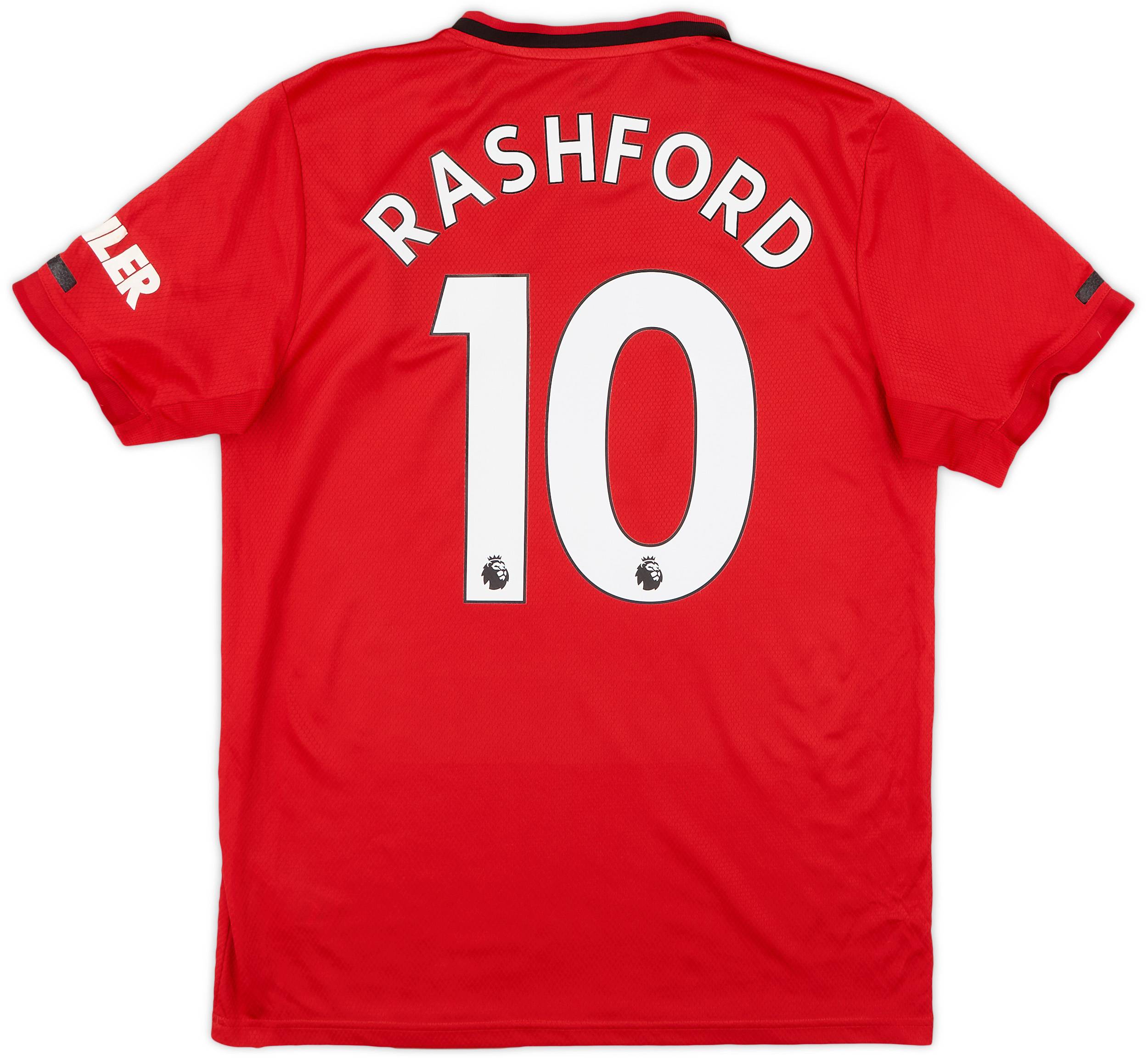 2019-20 Manchester United Home Shirt Rashford #10 - 6/10 - (M)