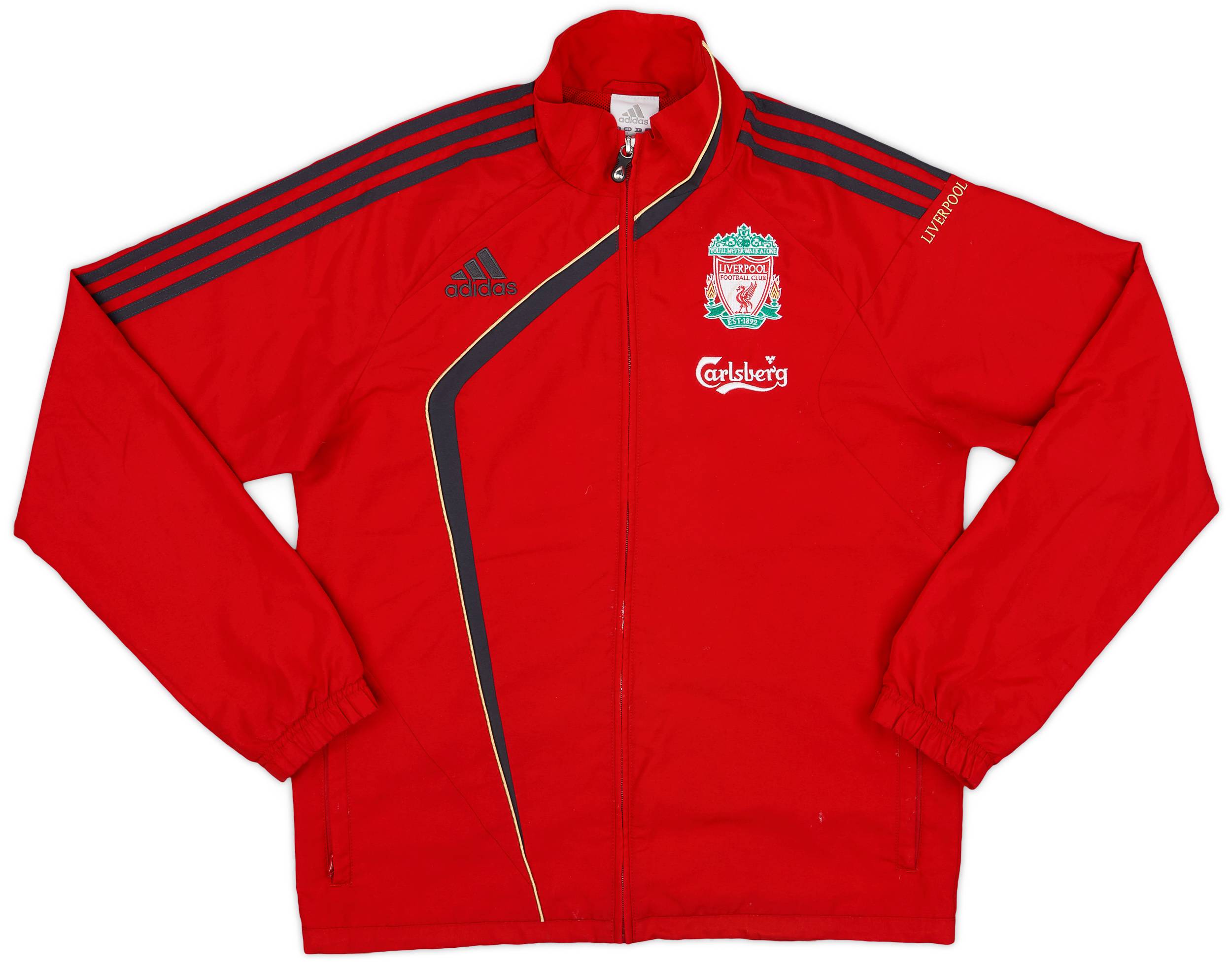 2009-10 Liverpool adidas Track Jacket - 8/10 - (S)