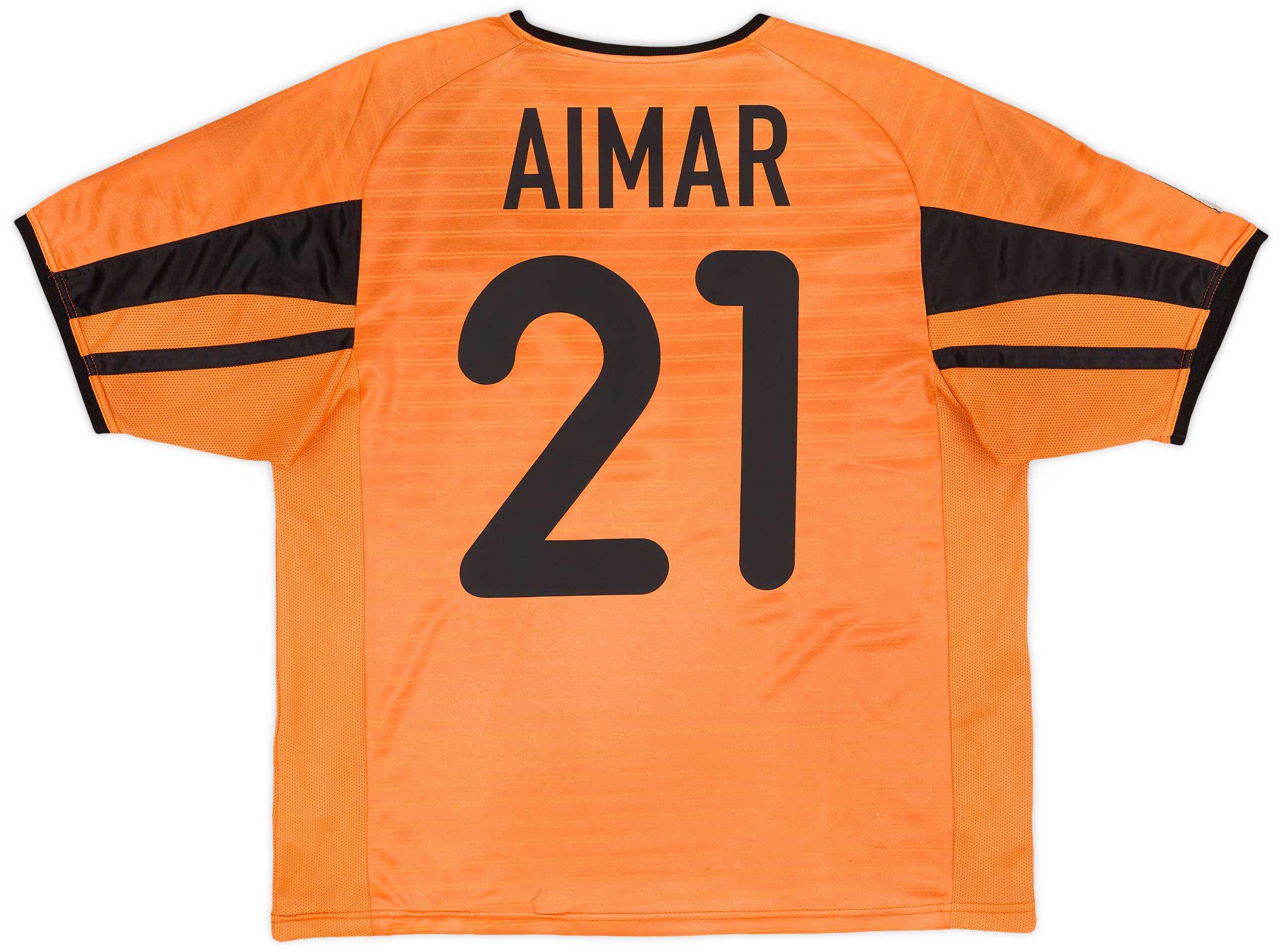 2001-02 Valencia Away Shirt Aimar #21 - 5/10 - (M)