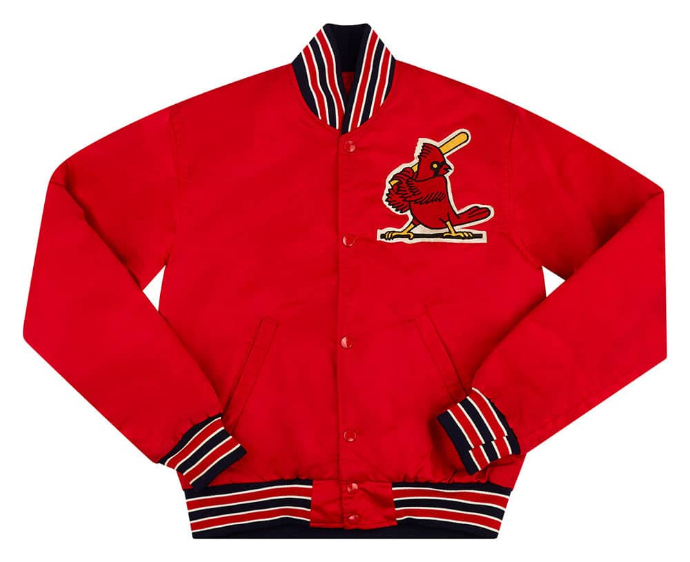 1990s St. Louis Cardinals Starter Satin Varsity Jacket S