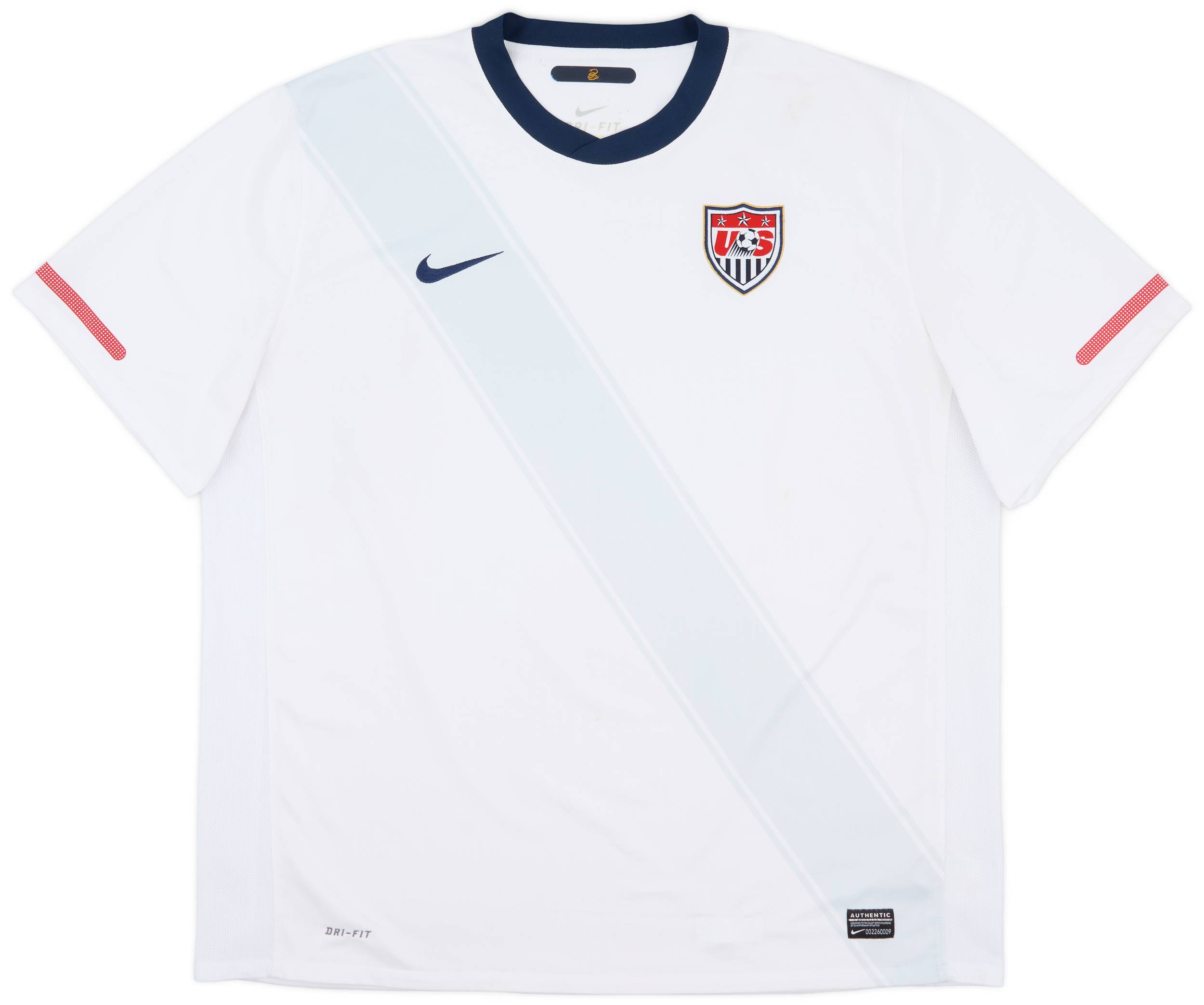 2010-11 USA Home Shirt - 7/10 - (XXL)