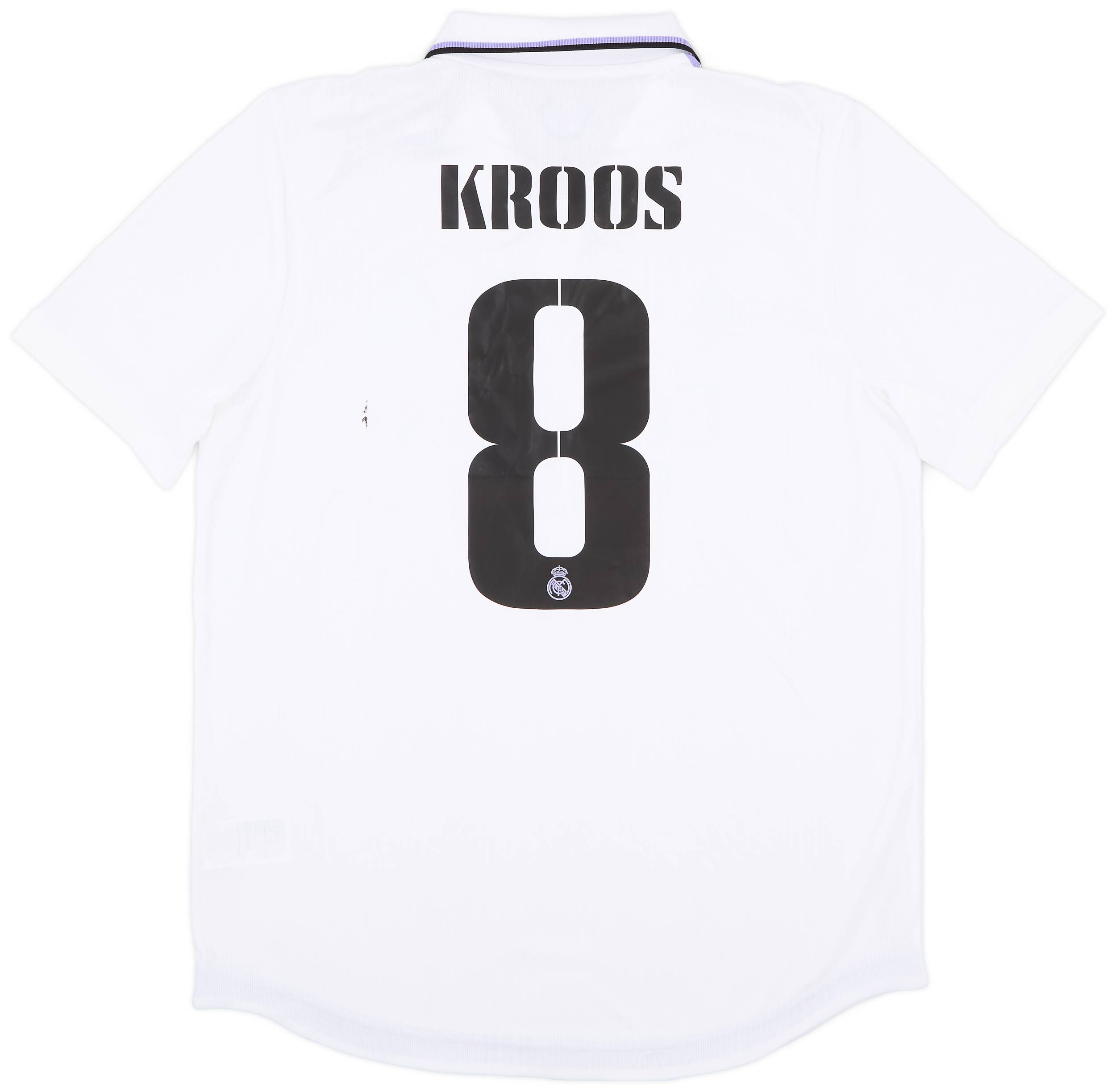 2022 23 Real Madrid Home Shirt Kroos 8 L