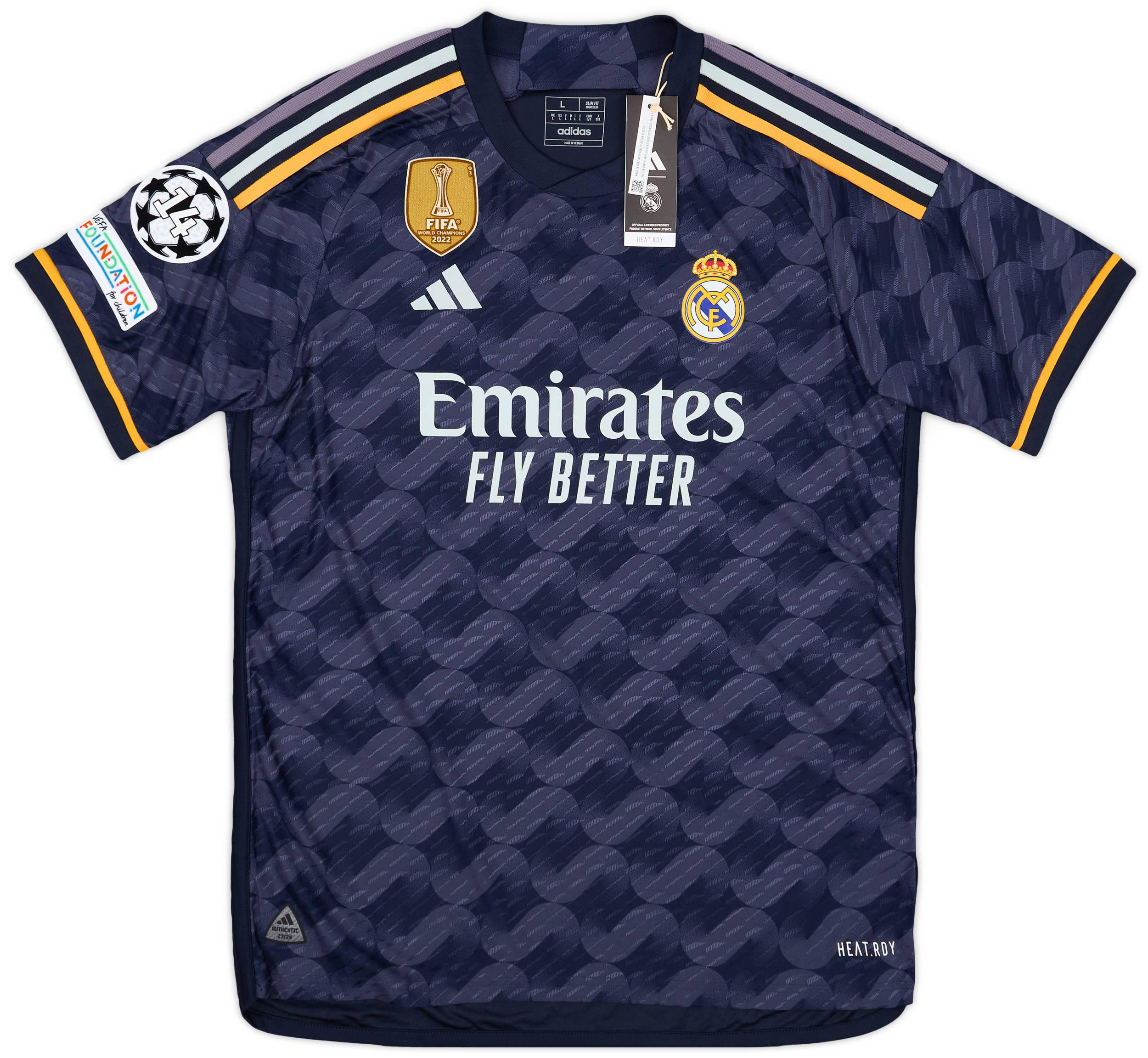 23-24 Real Madrid ベリンガム #5 2023-24 Real Madrid Authentic Away Shirt Bellingham #5