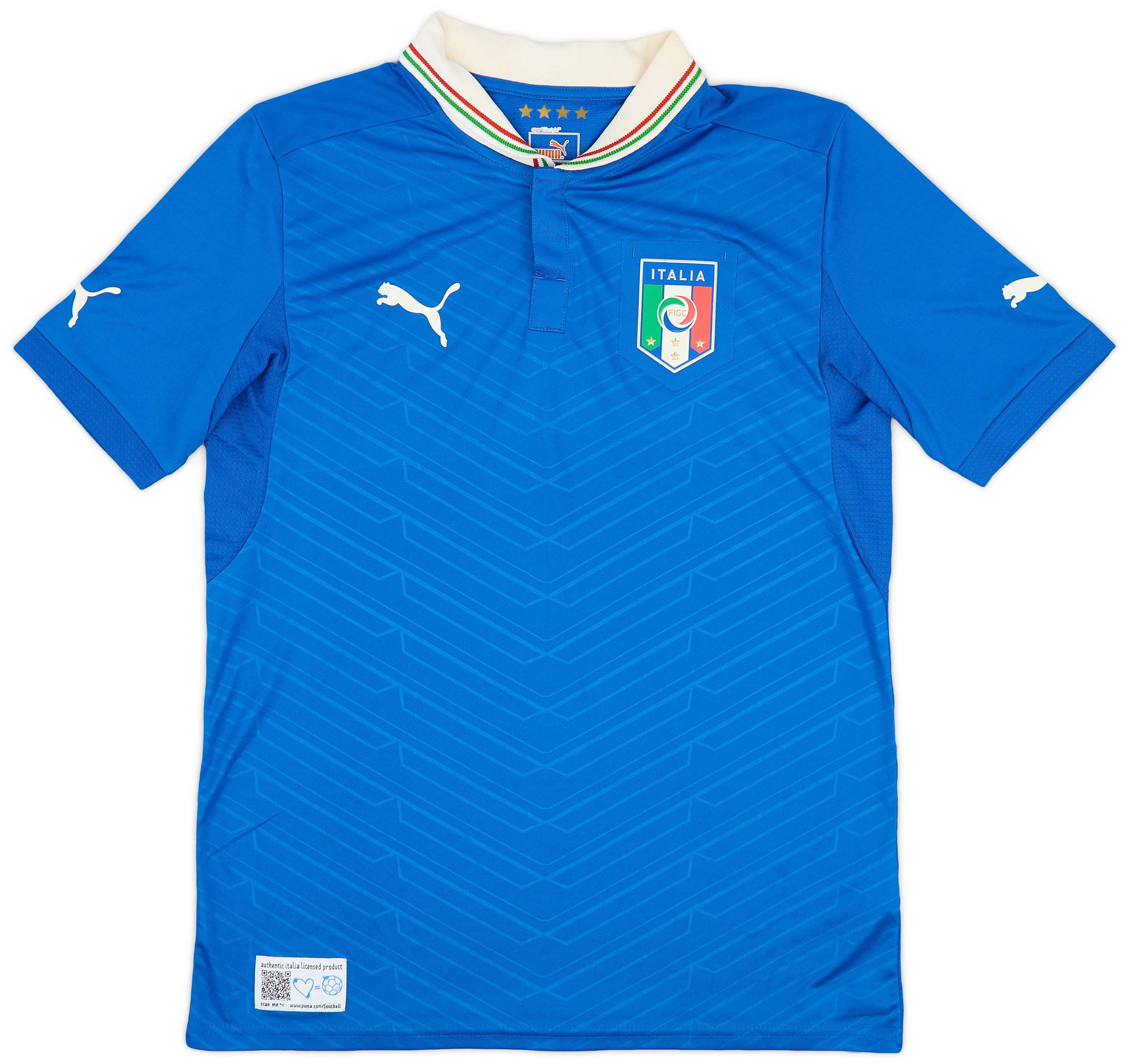 2012-13 Italy Home Shirt - 8/10 - (S)