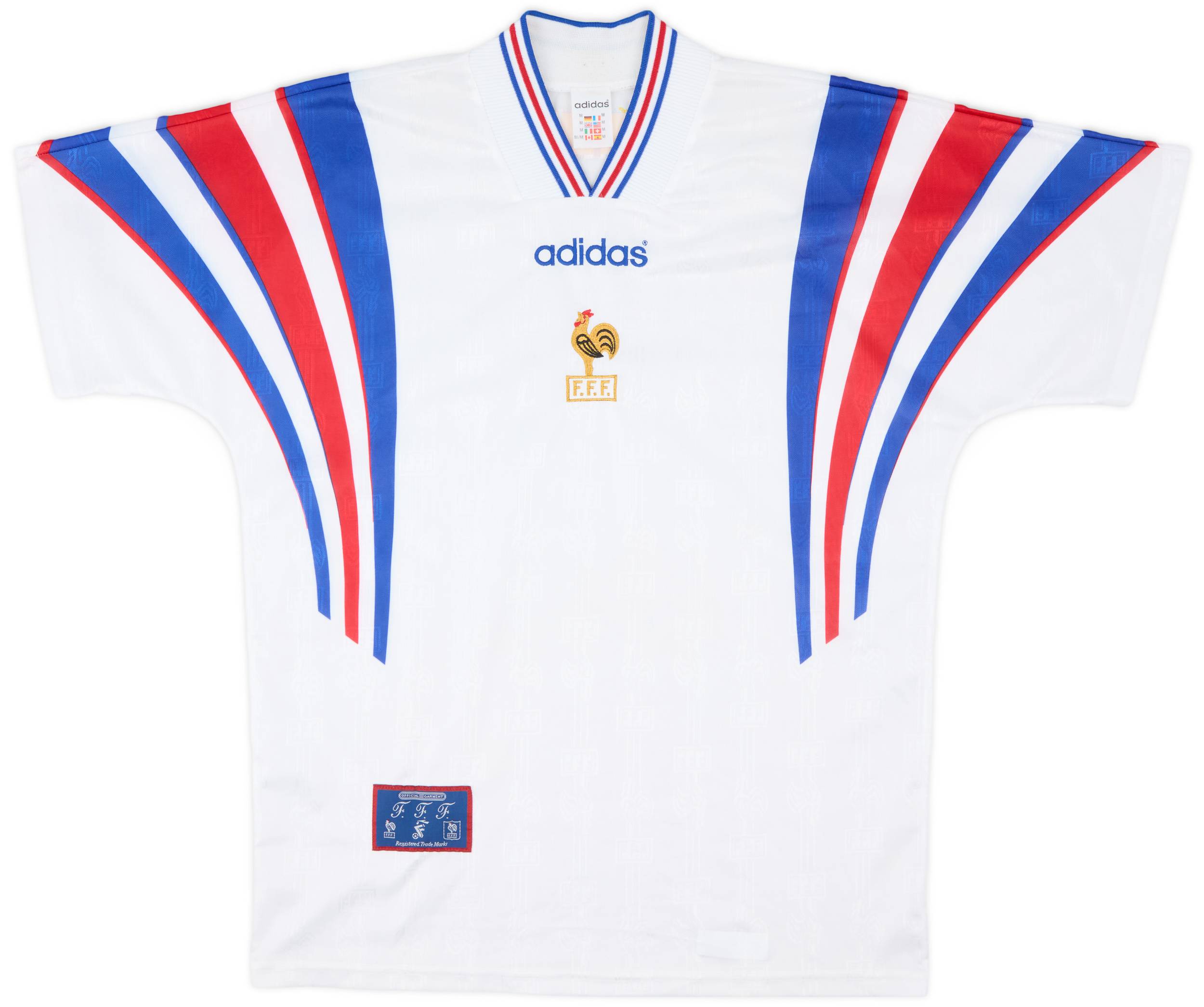 1996-98 France Away Shirt - 8/10 - (M)