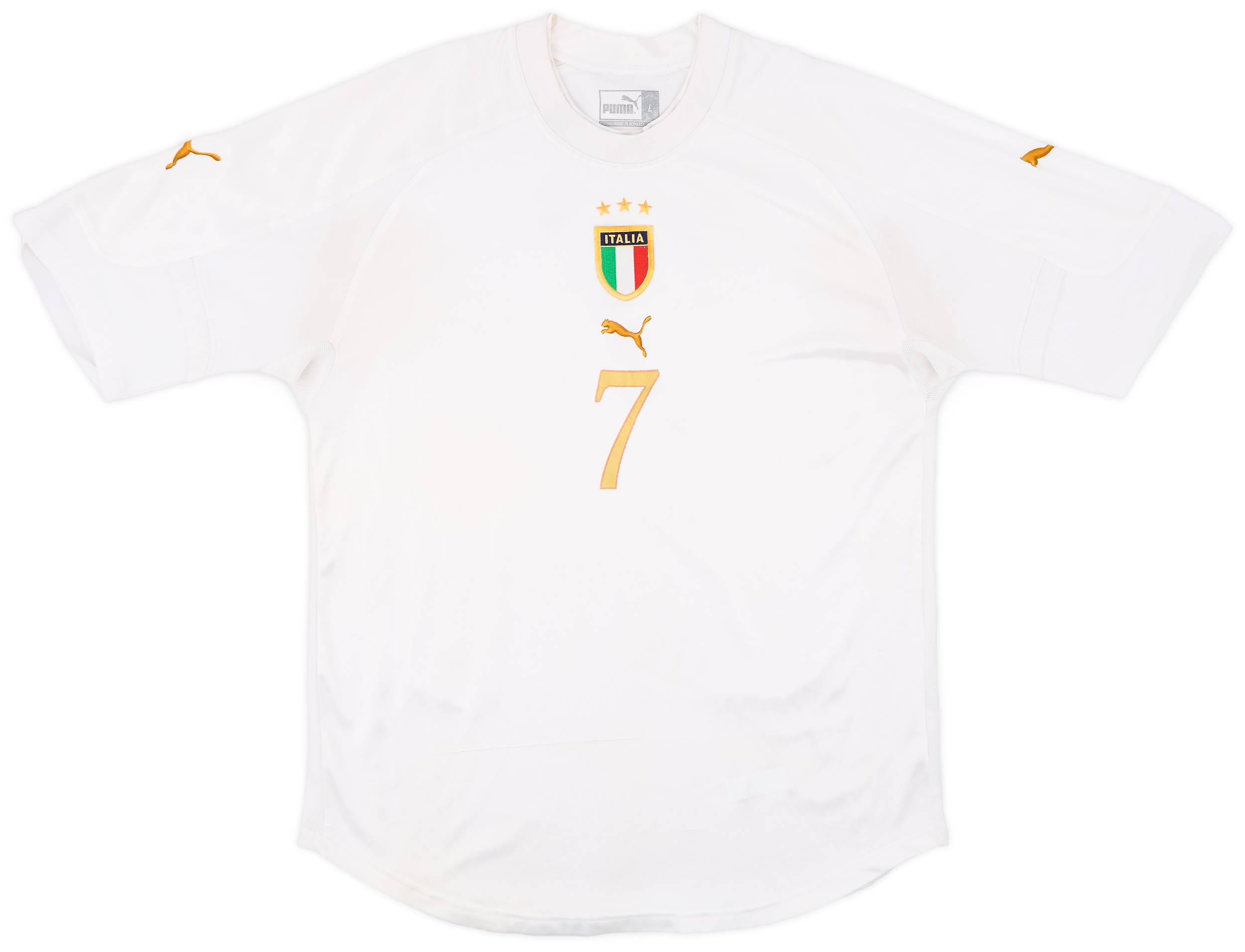2004-06 Italy Away Shirt #7 - 5/10 - (L)