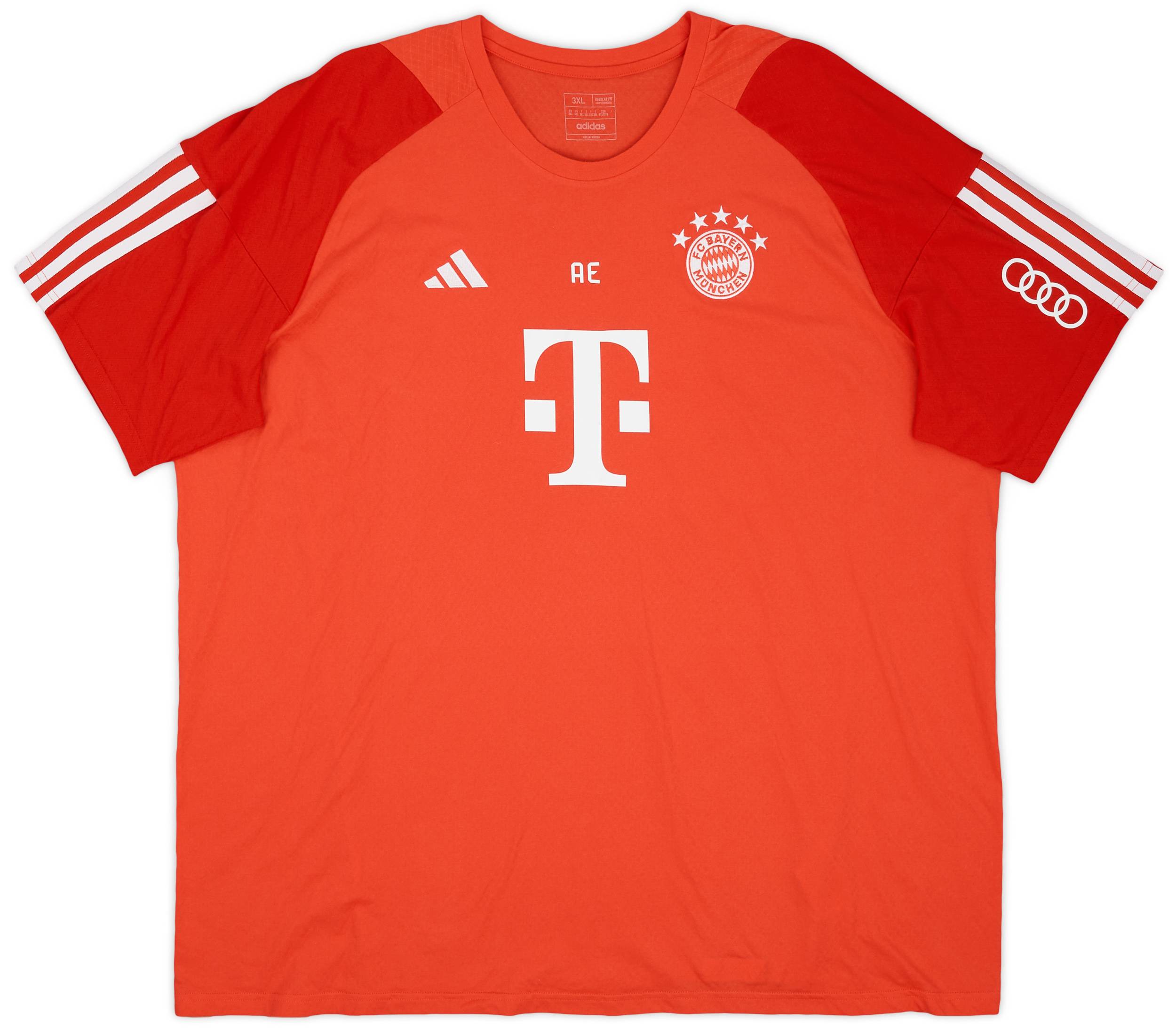 2023-24 Bayern Munich Staff Issue adidas Training Shirt 'AE' - 9/10 - (3XL)