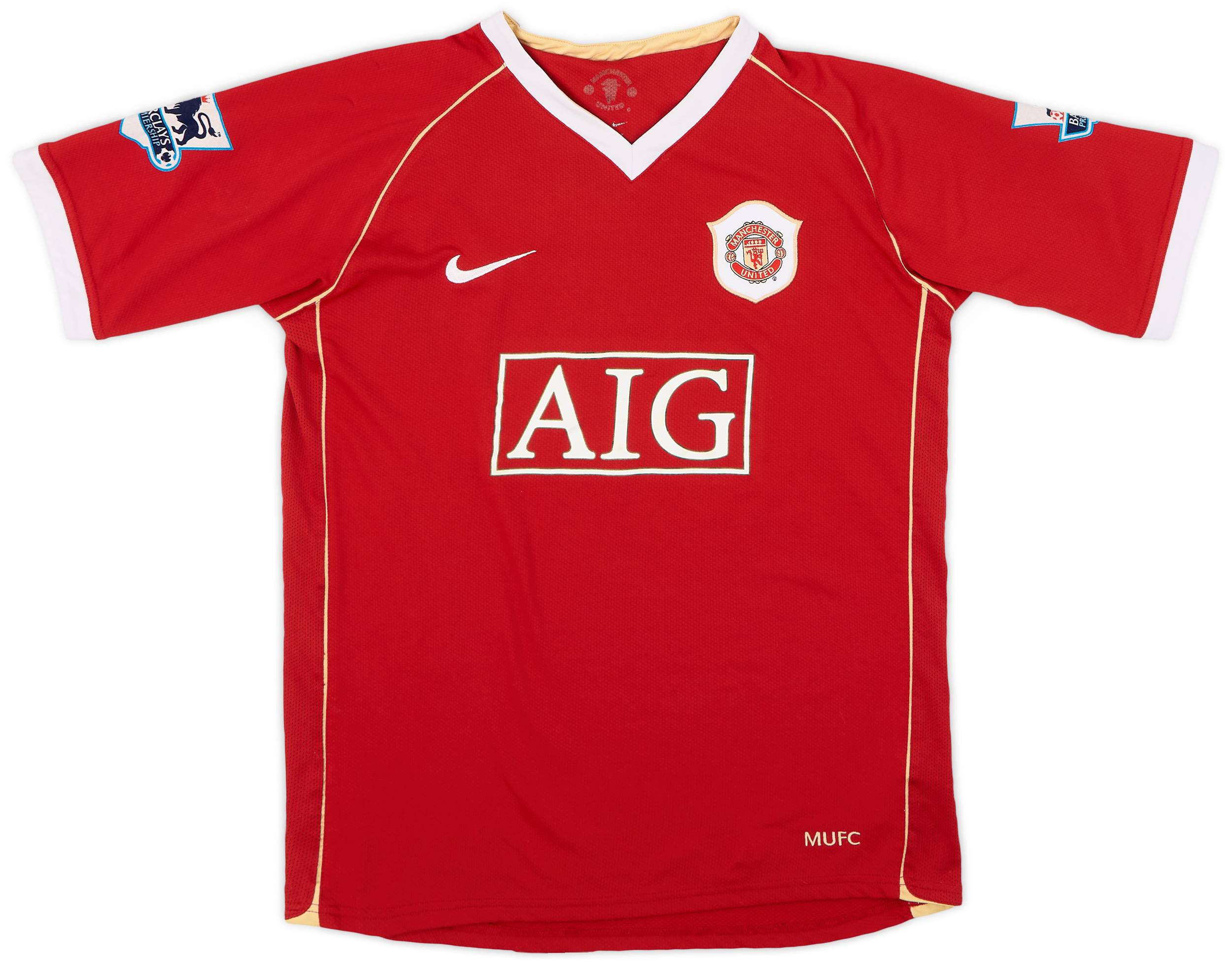 2006-07 Manchester United Home Shirt - 8/10 - (XL.Boys)