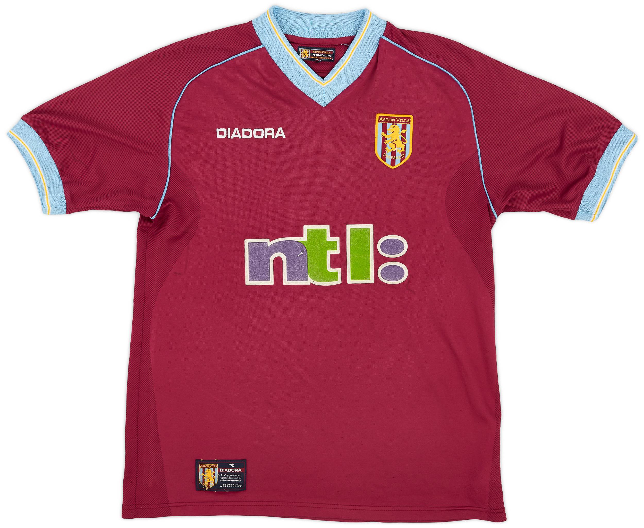 2001-02 Aston Villa Home Shirt - 8/10 - (S)