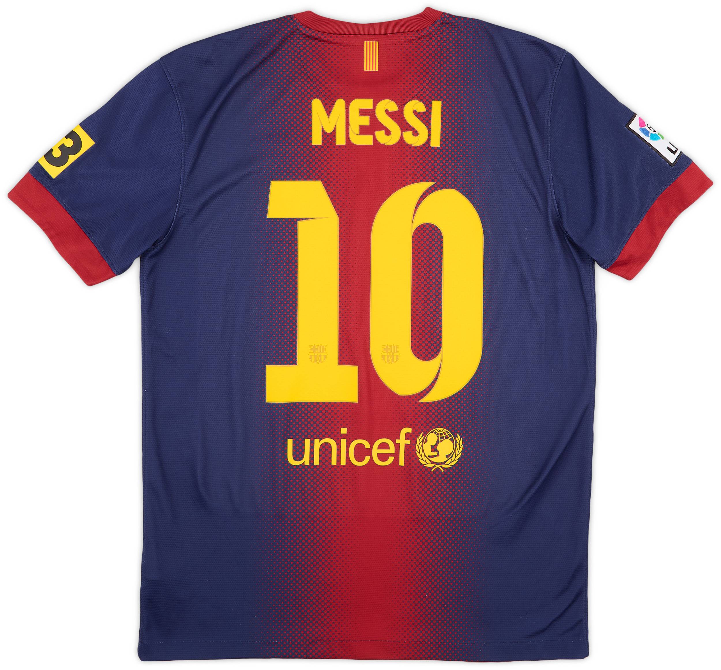2012-13 Barcelona Home Shirt Messi #10 - 7/10 - (M)