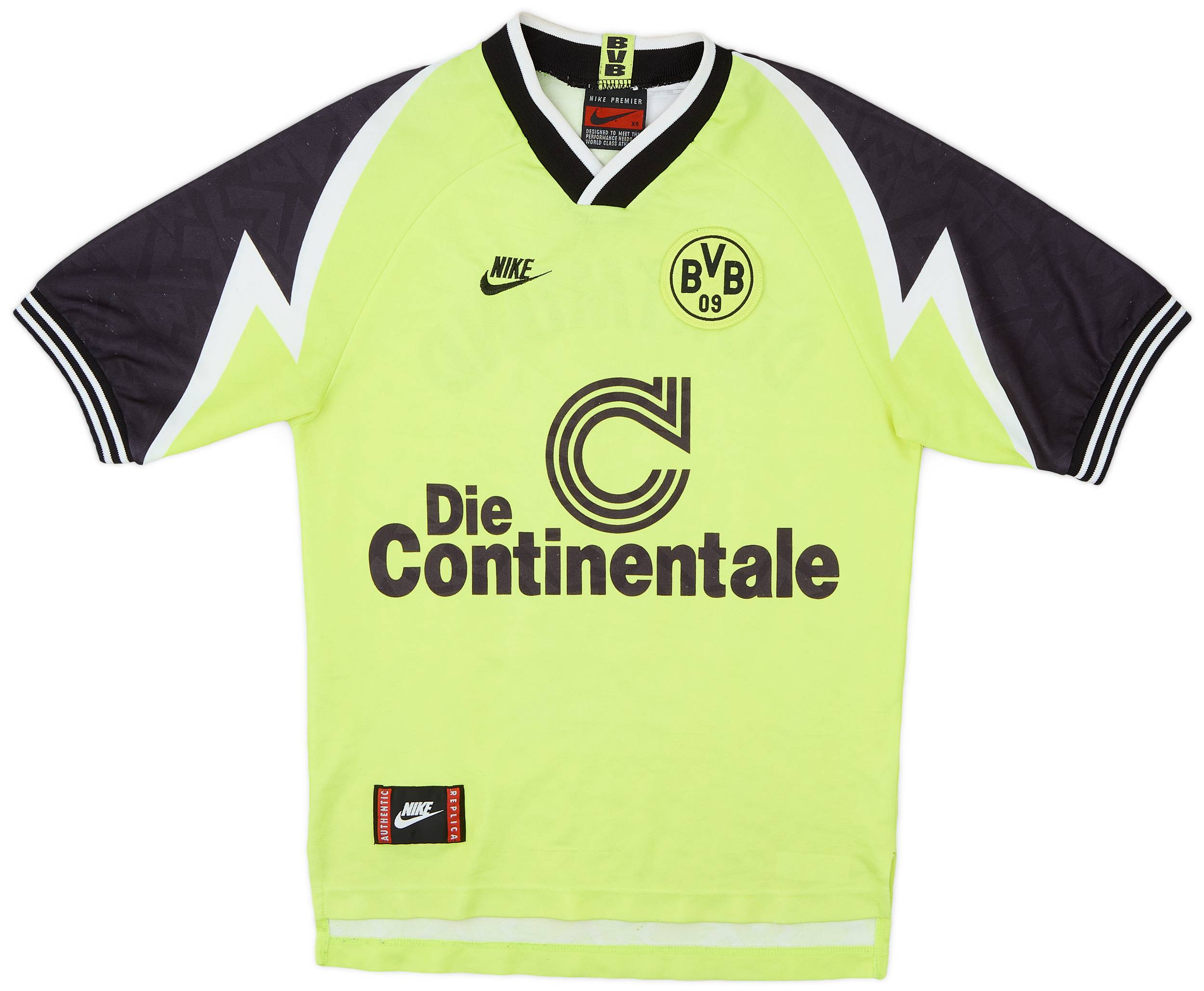 1995-96 Borussia Dortmund Home Shirt - 6/10 - (XS)