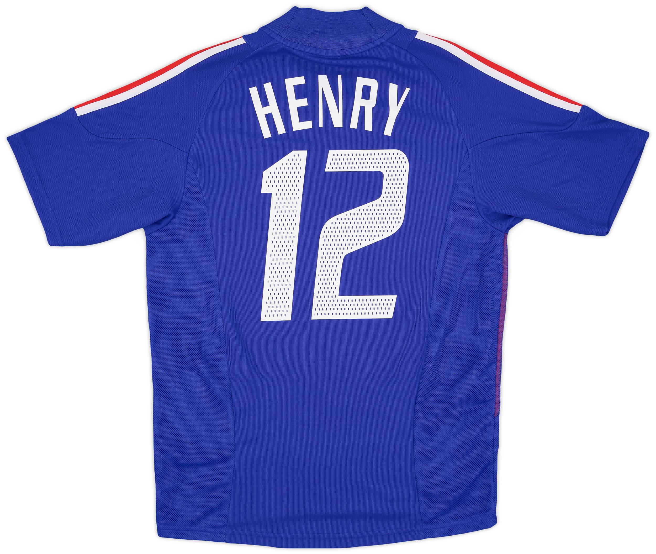 2002-04 France Home Shirt Henry #12 (S)