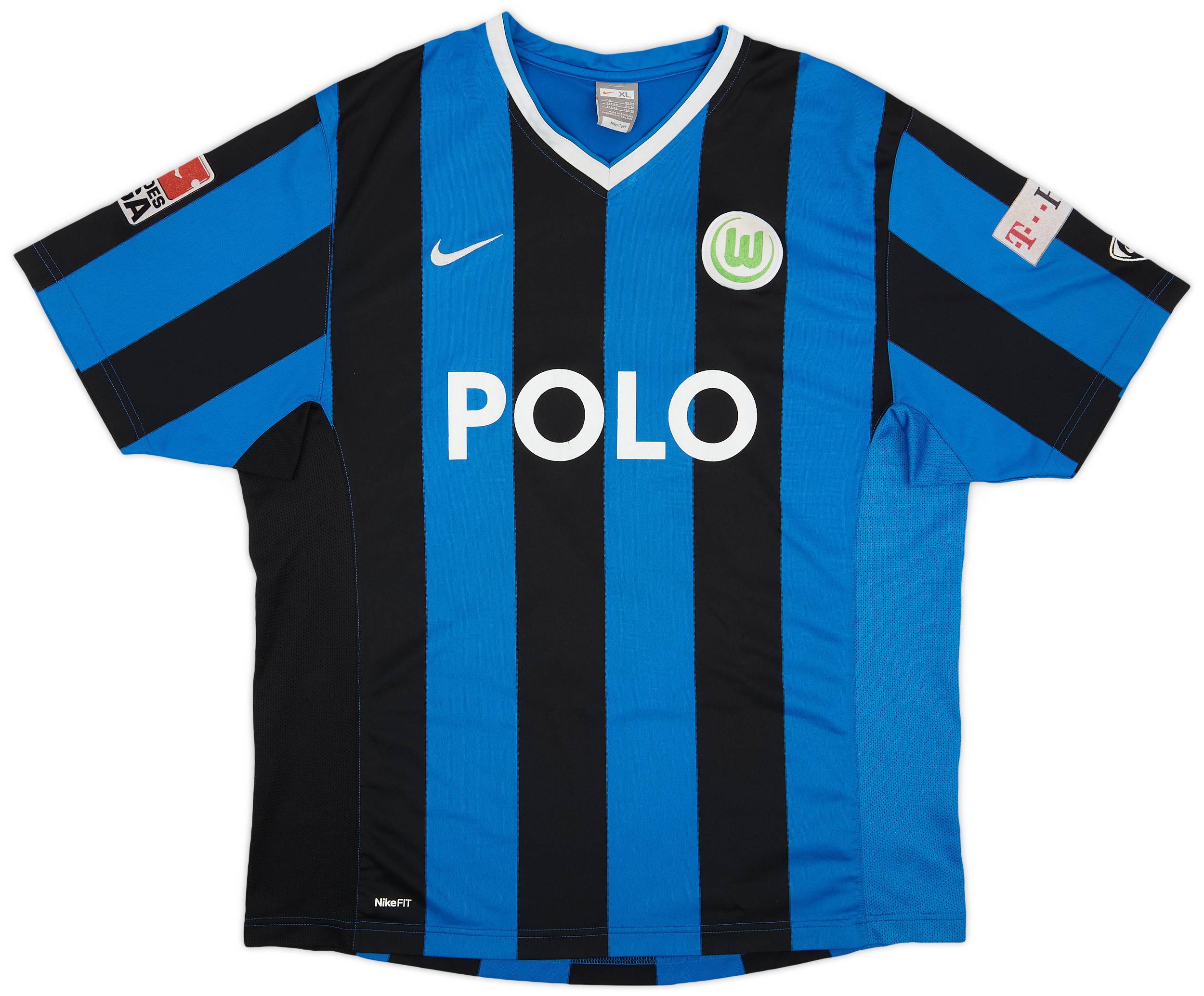 無料発送 - #9 Dzeko Shirt Away Wolfsburg 2008-09 6/10 (XL) - その他