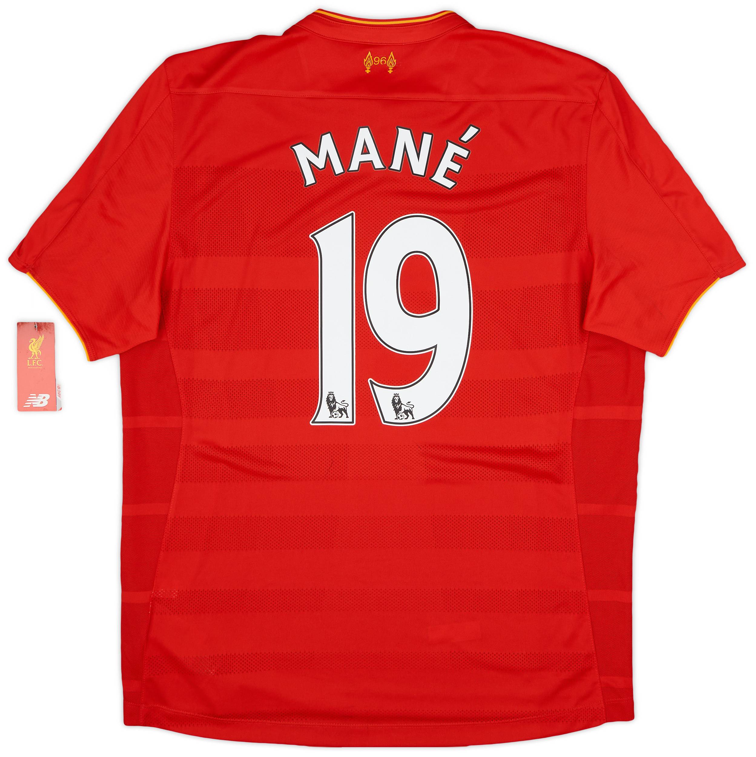 2016-17 Liverpool Home Shirt Mane #19 (L)