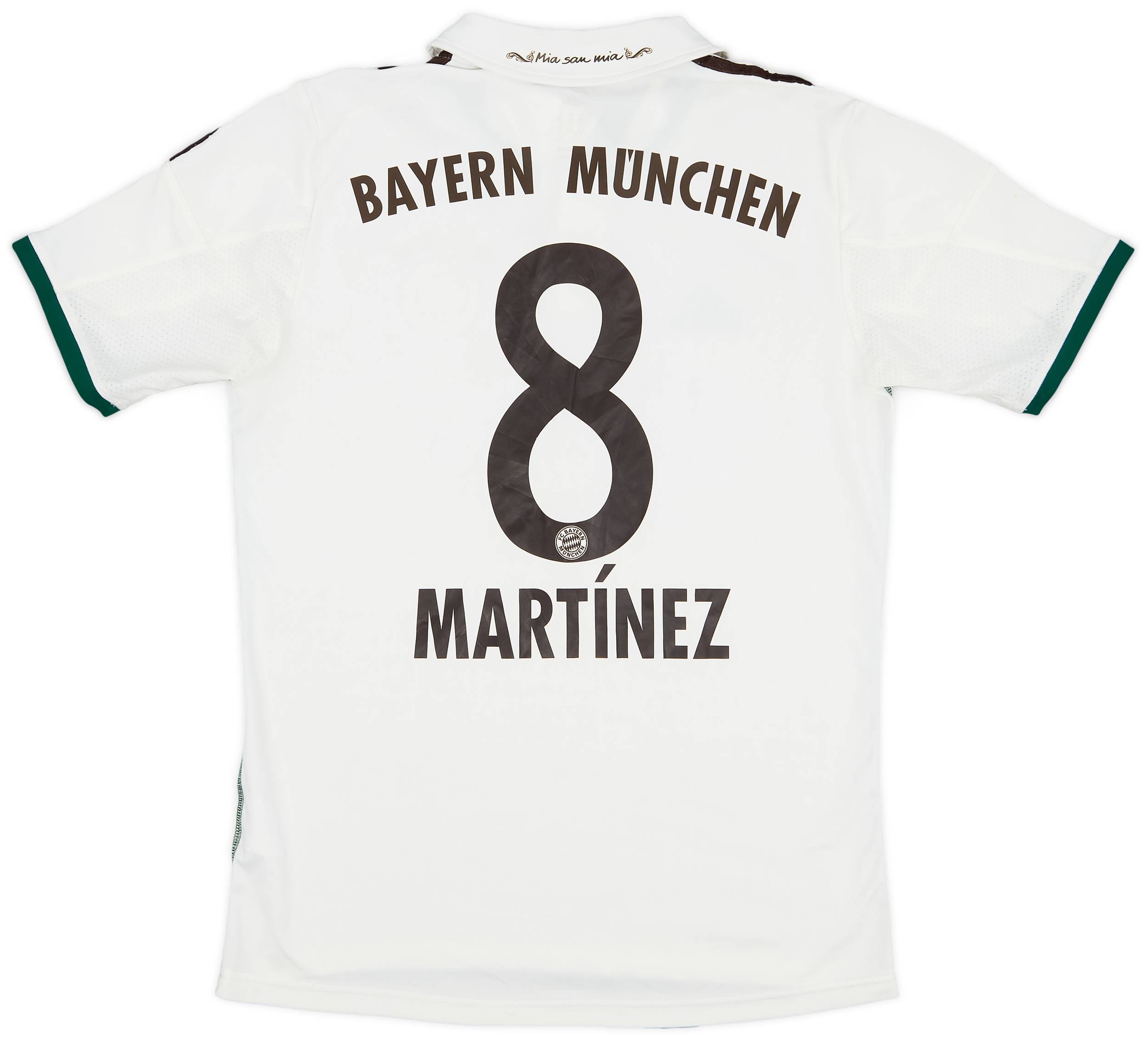 2013-14 Bayern Munich Away Shirt Martinez #8 - 7/10 - (XL.Boys)