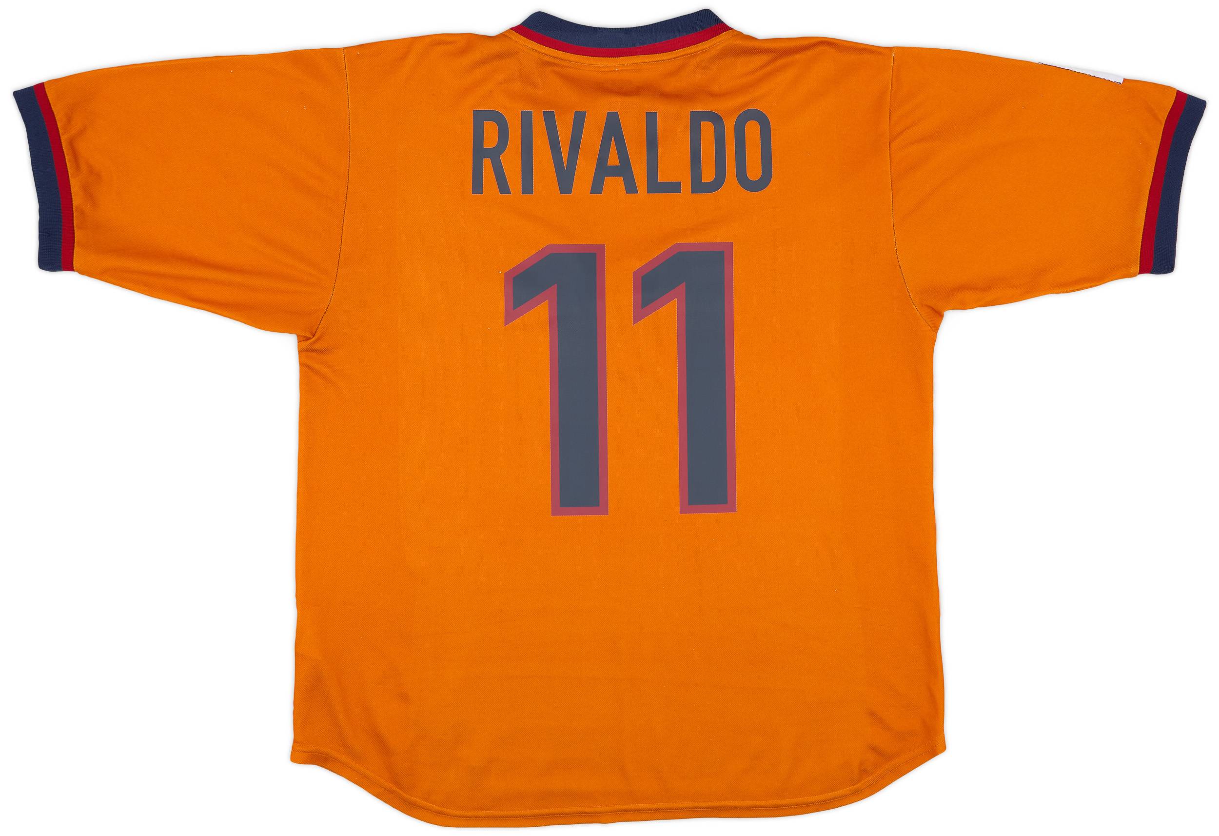 1998-00 Barcelona Third Shirt Rivaldo #11 - 9/10 - (L)