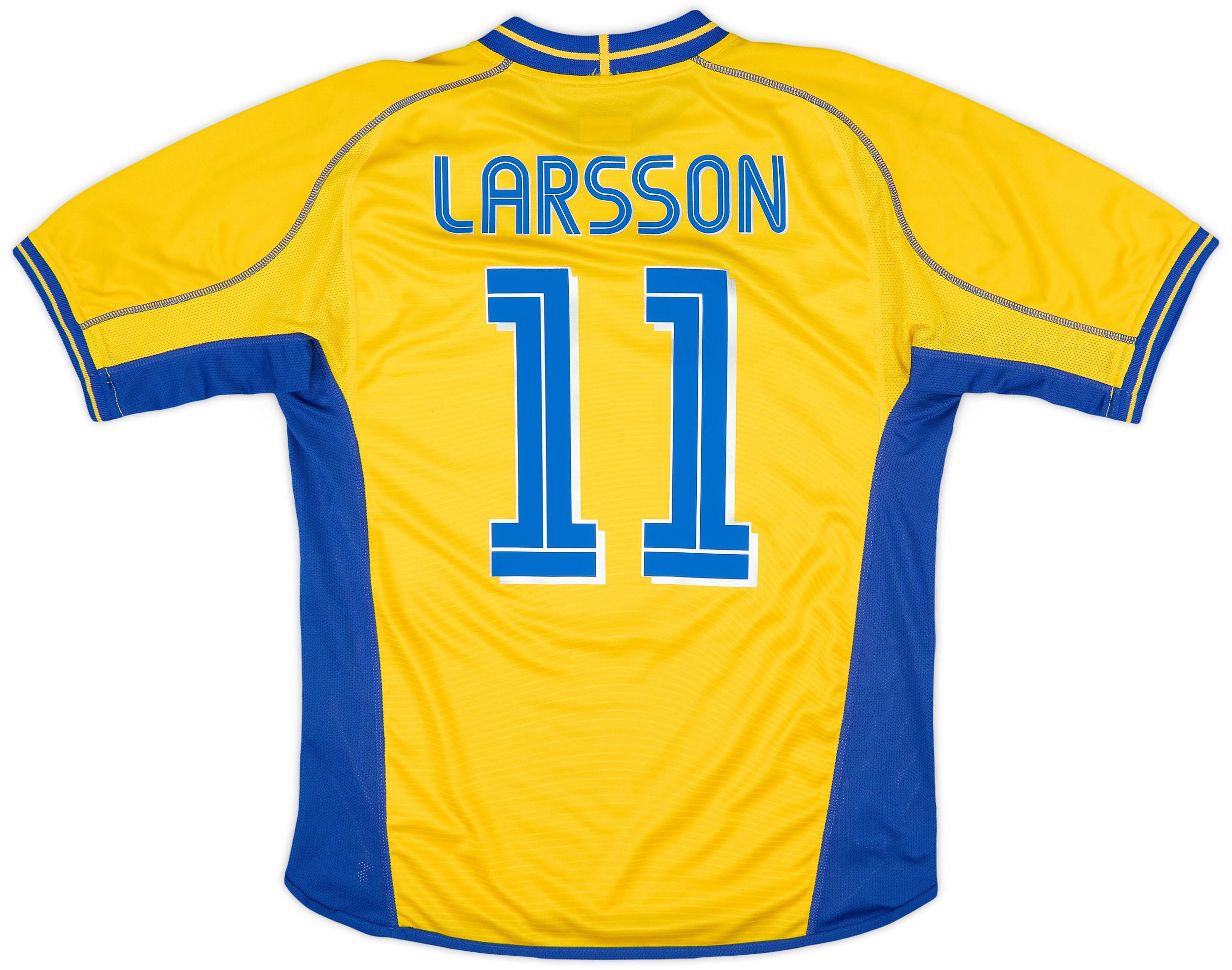 2003-04 Sweden Home Shirt Larsson #11 - 7/10 - (M)