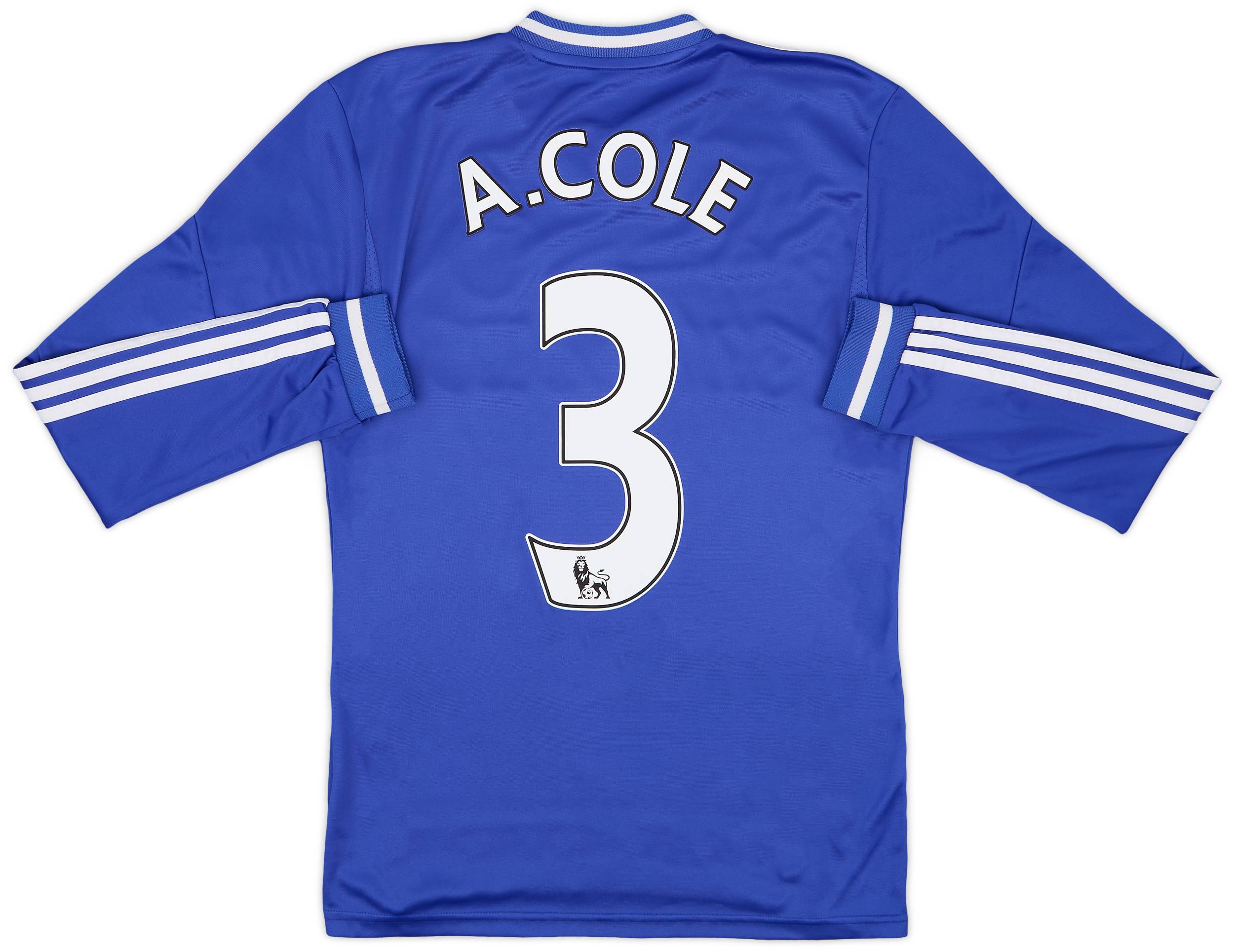 2013-14 Chelsea Home L/S Shirt A. Cole #3 - 7/10 - (S)