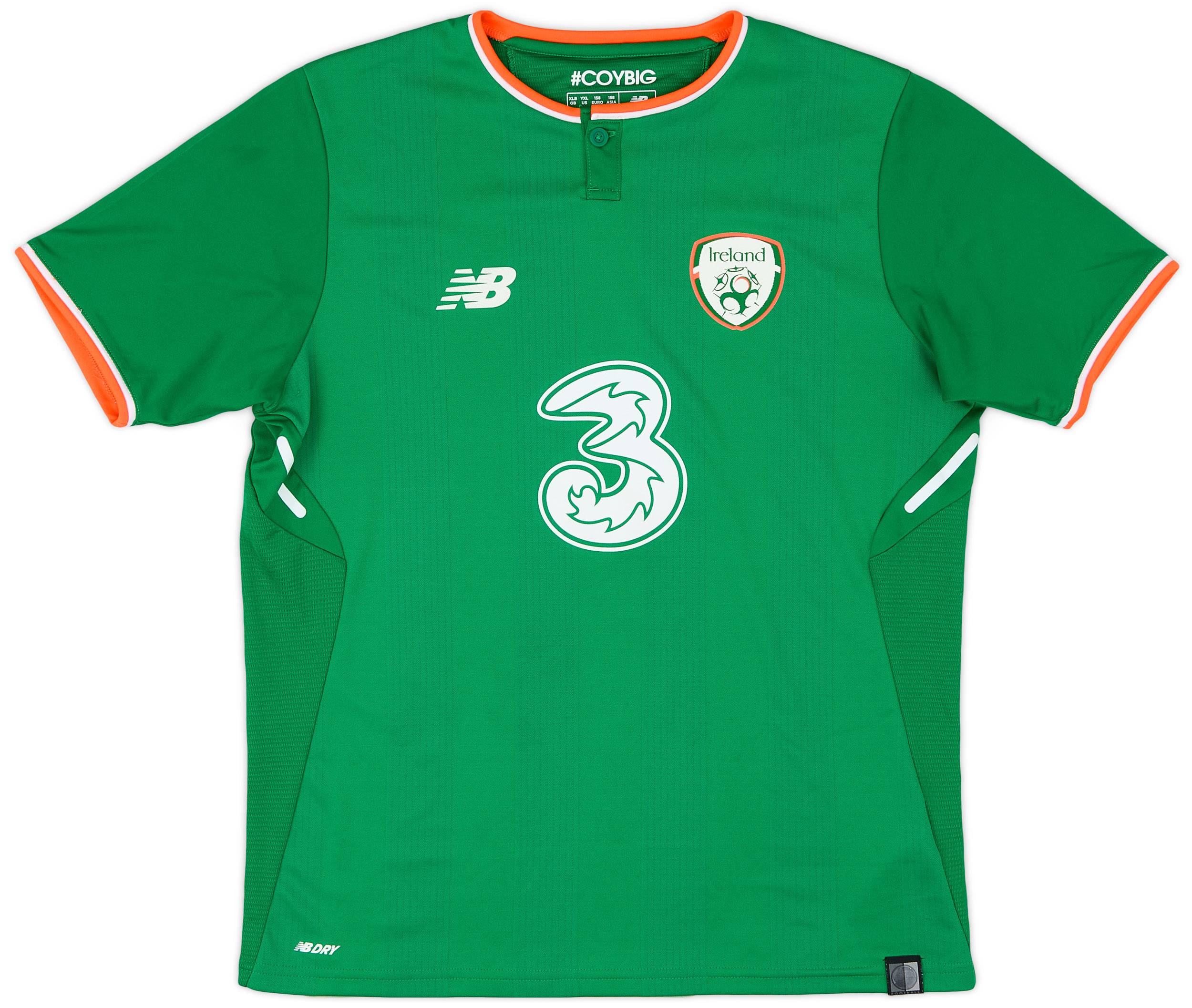 2017-18 Ireland Home Shirt - 9/10 - (XL.Boys)