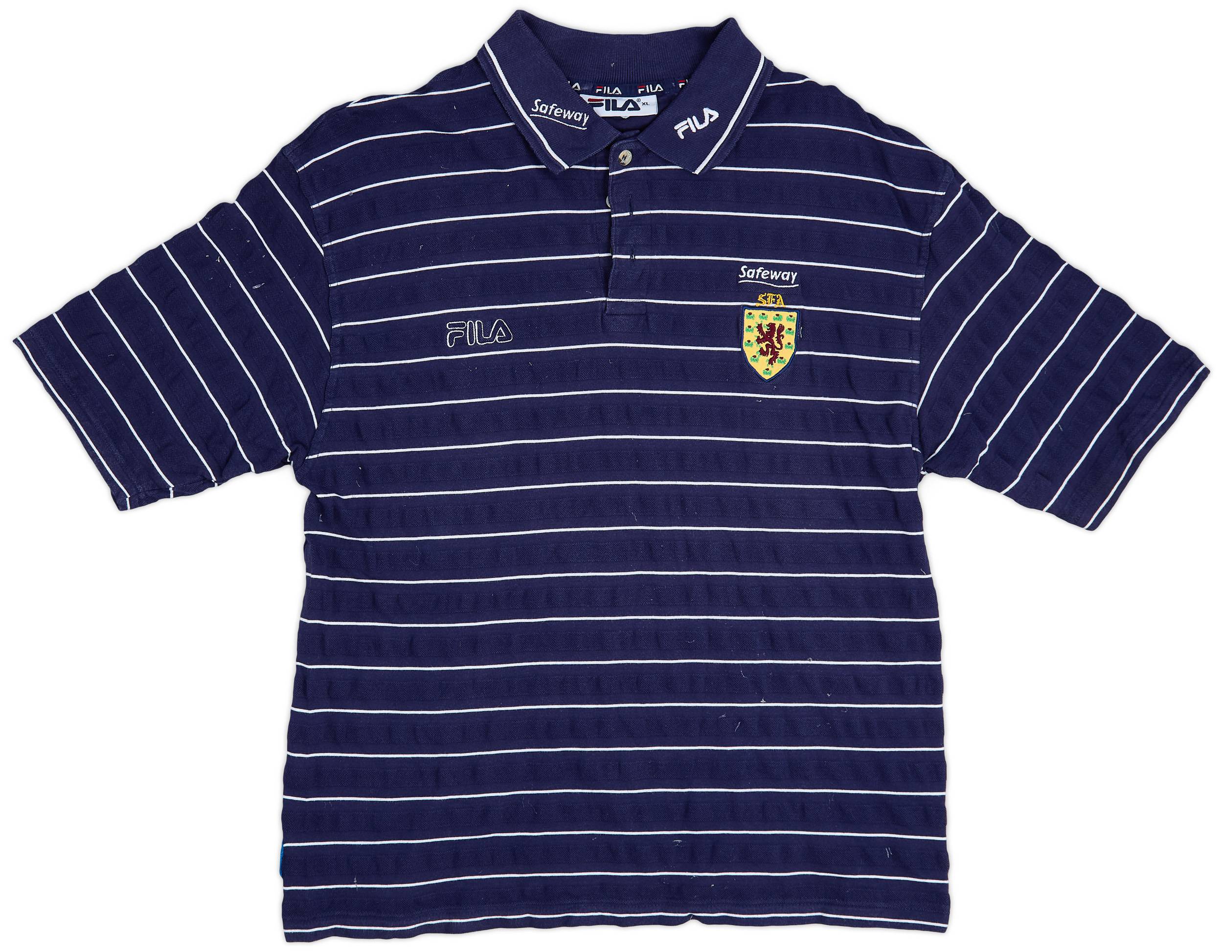 2000-02 Scotland Fila Polo Shirt - 8/10 - (XL)