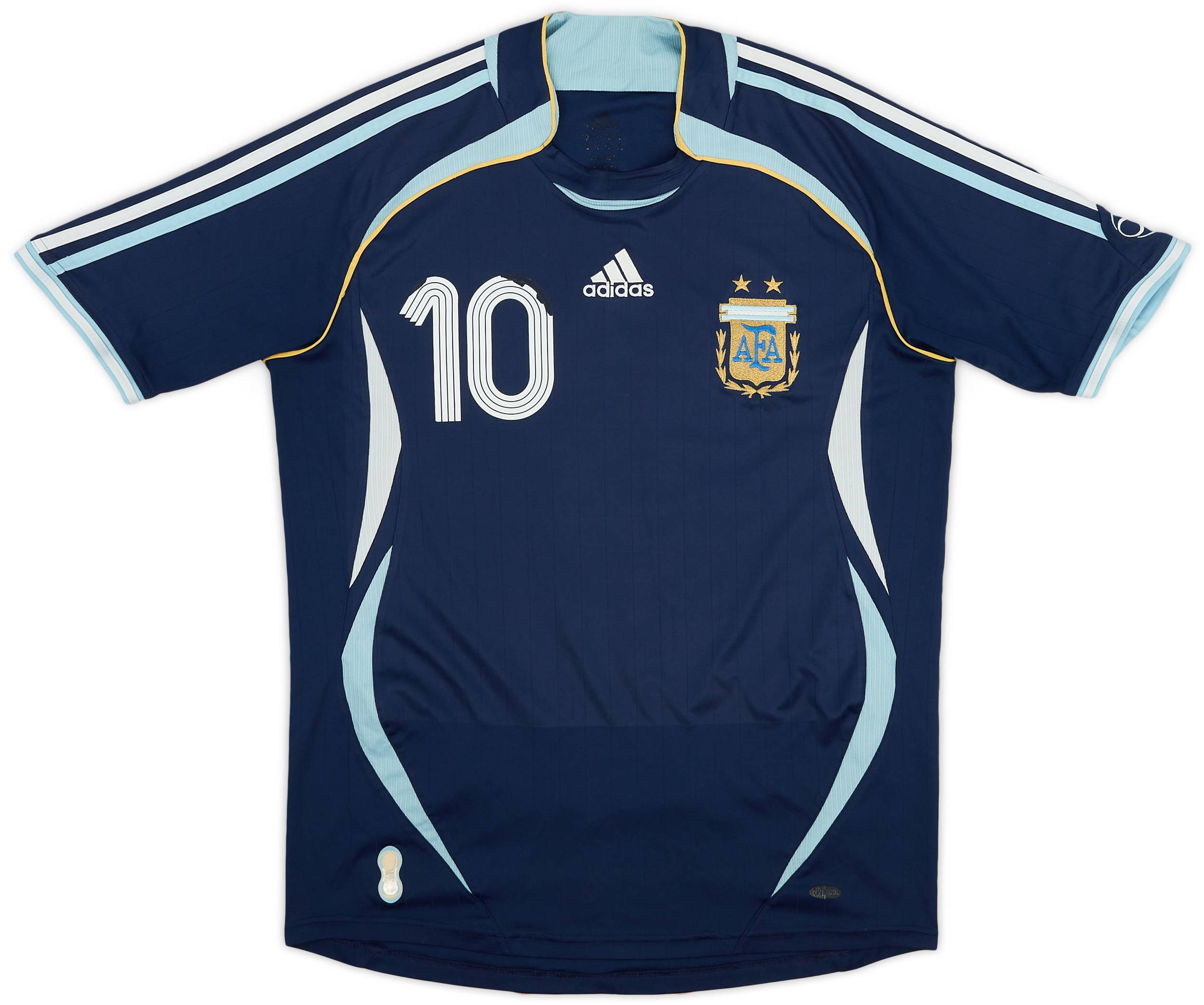 2006-07 Argentina Away Shirt Riquelme #10 - 6/10 - (M)