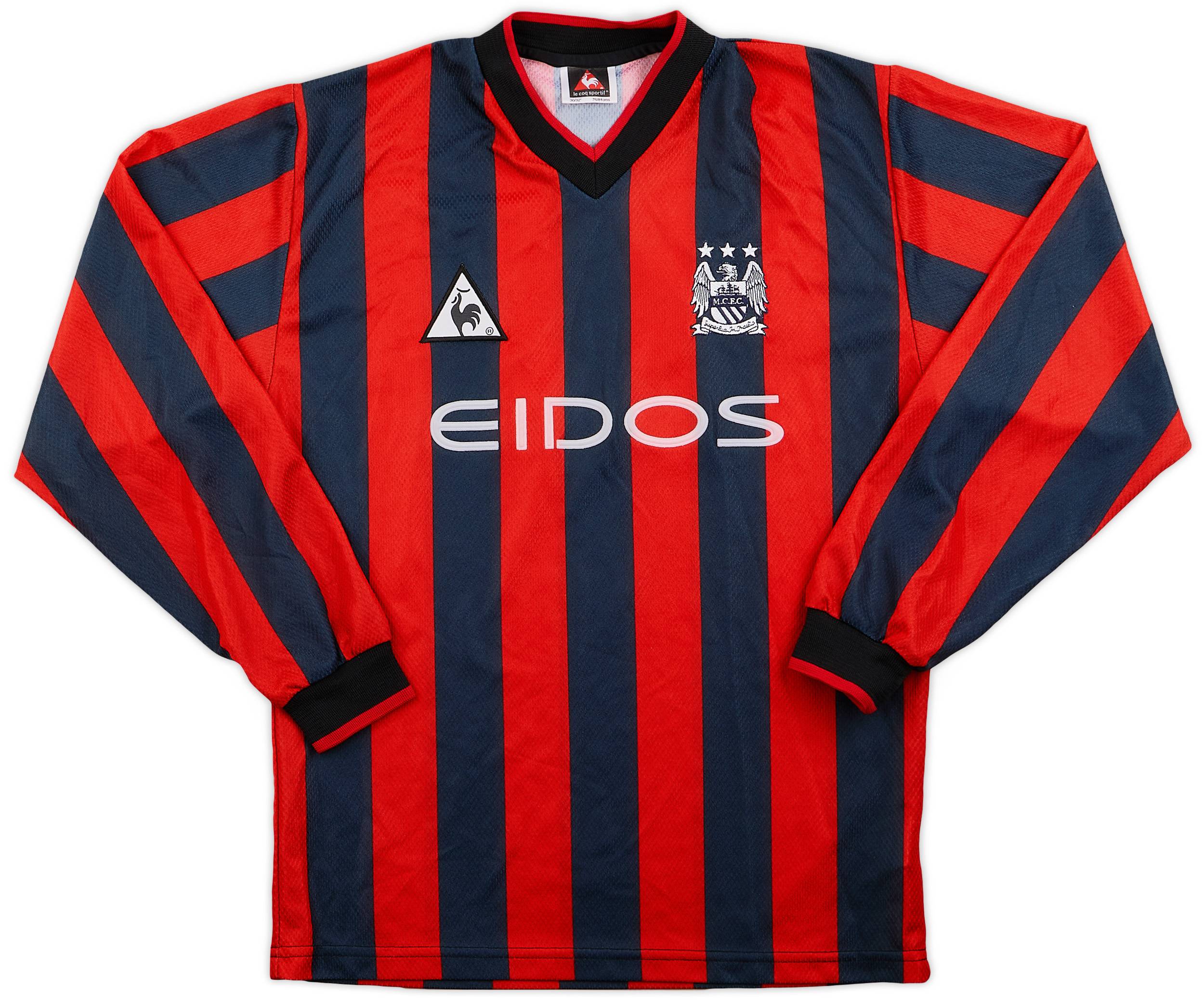 1999-02 Manchester City Third L/S Shirt #17 - 8/10 - (M.Boys)