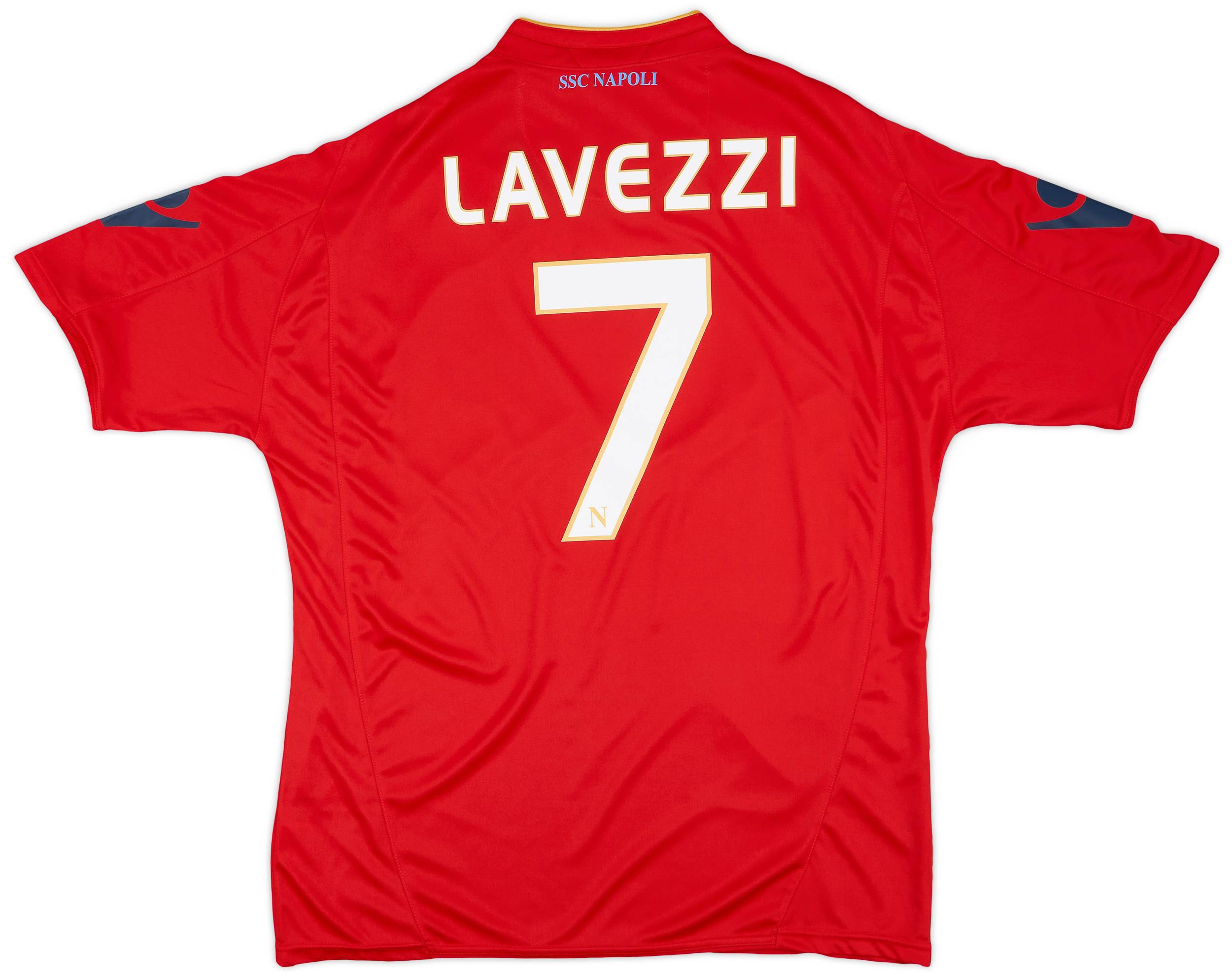 2009/2010 SSCナポリ 3rd ユニフォーム　ラベッシ　US:Lサイズ 2009-10 Napoli Basic Third Shirt Lavezzi #7 (XL)