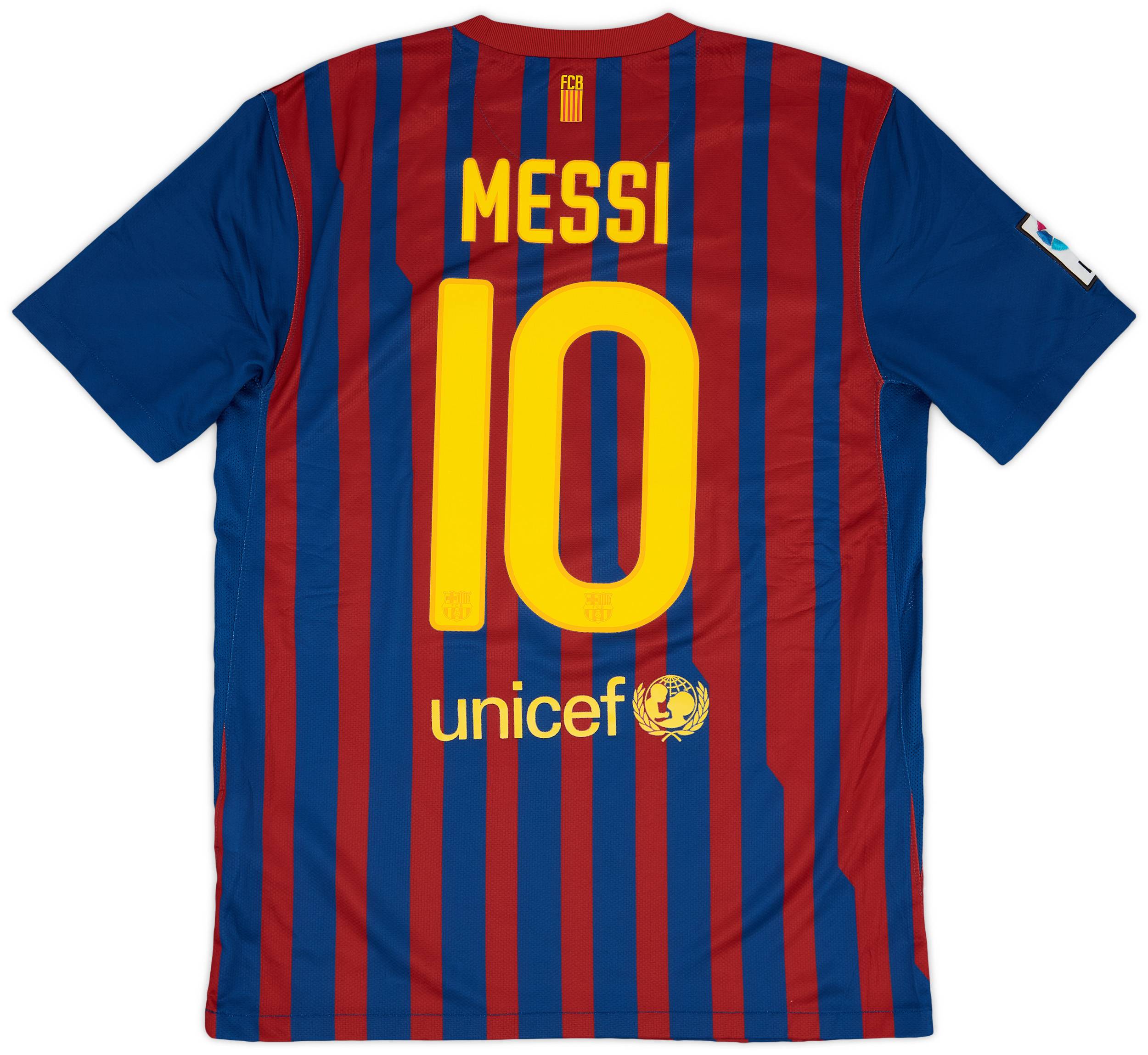 2011-12 Barcelona Home Shirt Messi #10 - 9/10 - (M)