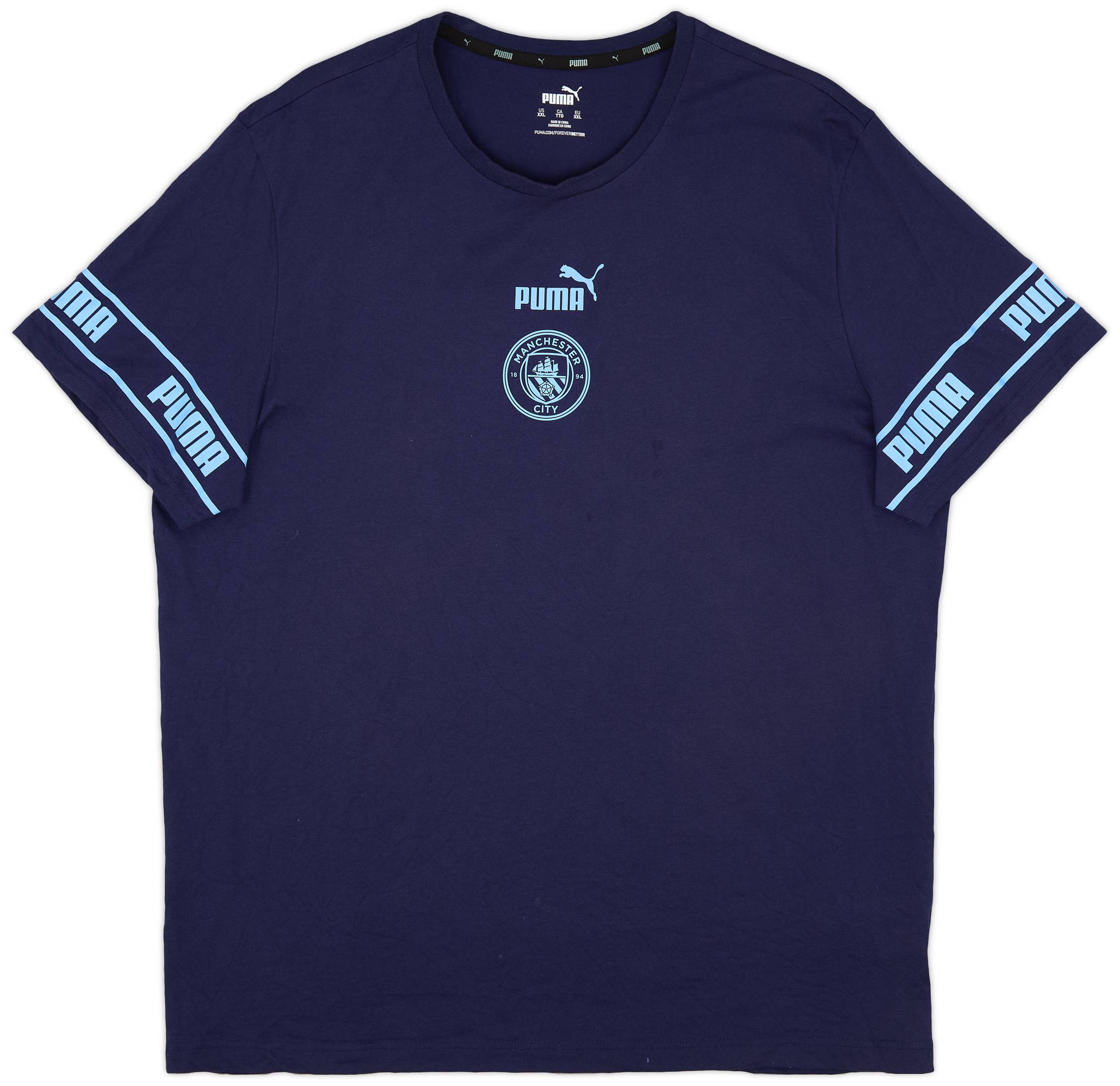 2019-20 Manchester City Puma Cotton Tee - 8/10 - (XXL)