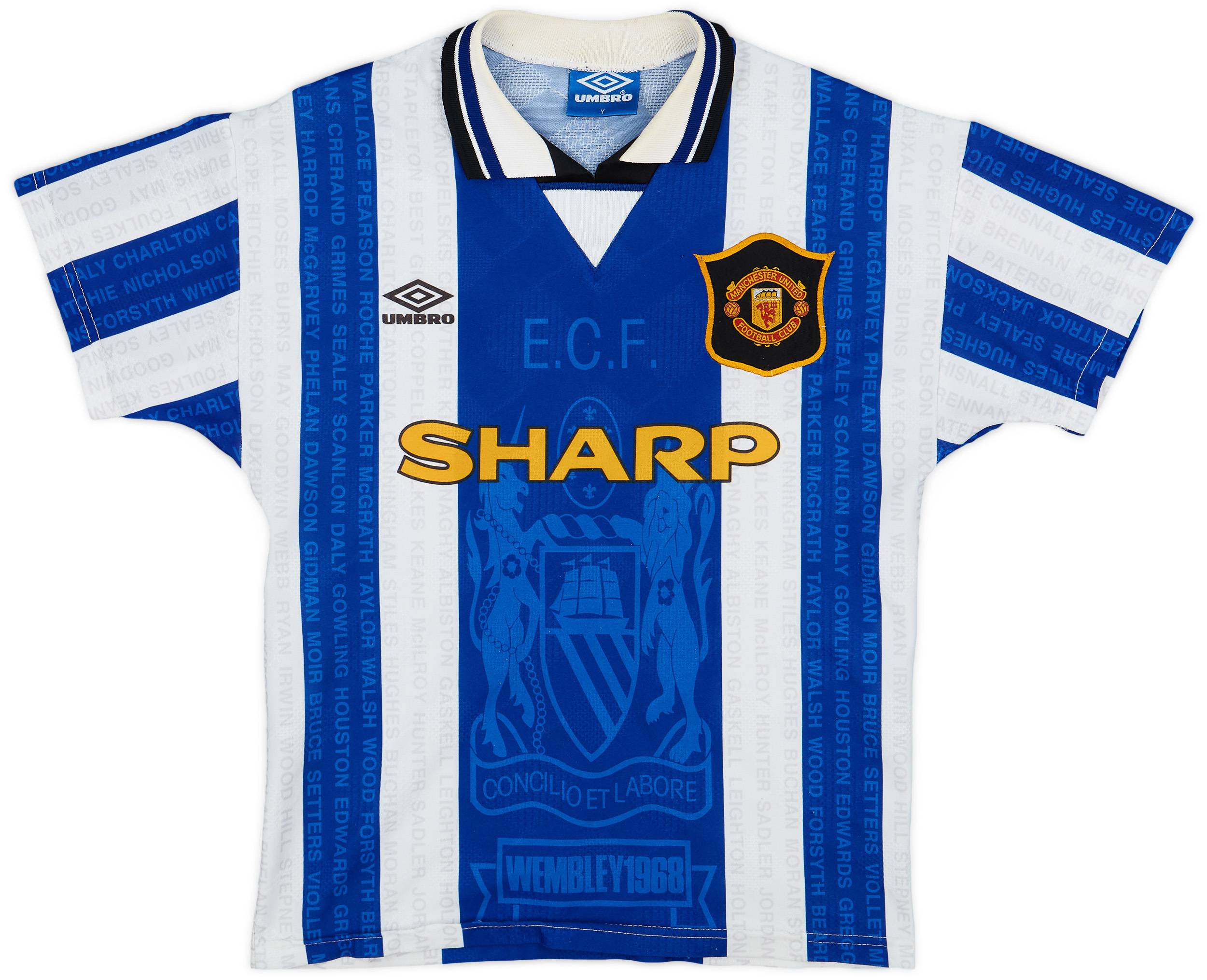 1994-96 Manchester United Third Shirt - 7/10 - (XL.Boys)