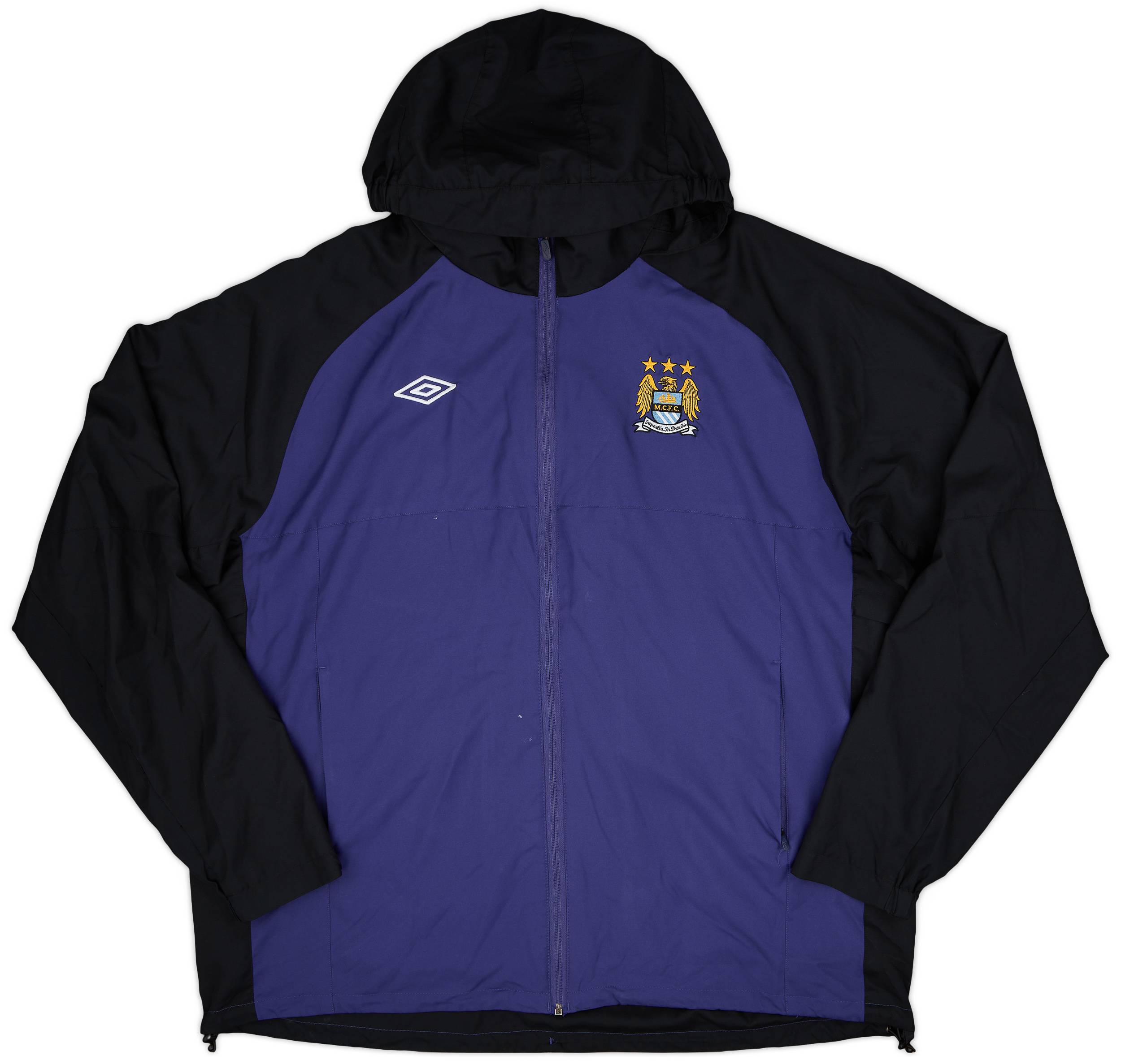 2012-13 Manchester City Umbro Hooded Track Jacket - 7/10 - (3XL)