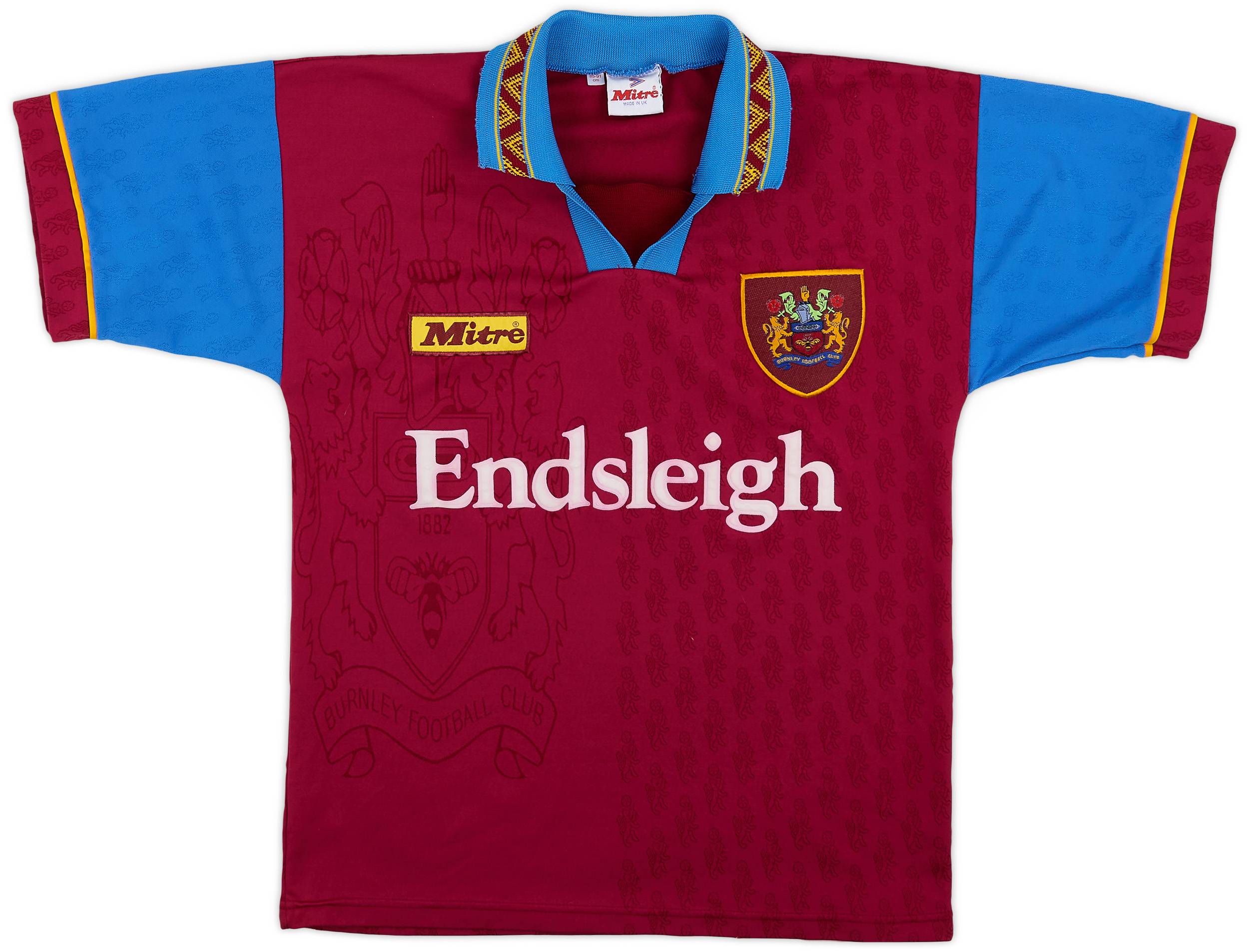 1995-96 Burnley Home Shirt - 8/10 - (S)