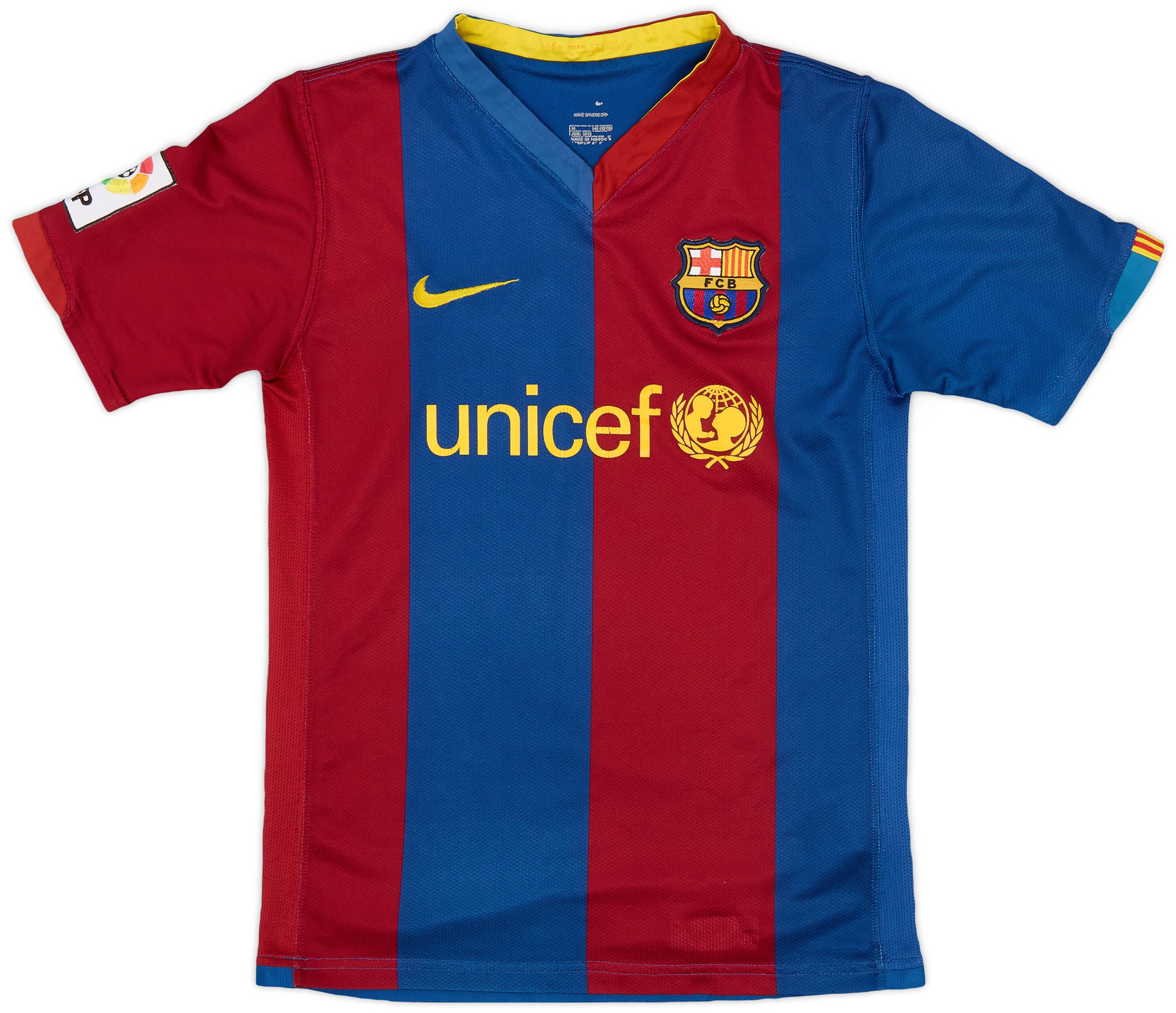 2006-07 Barcelona Home Shirt - 6/10 - (M.Boys)