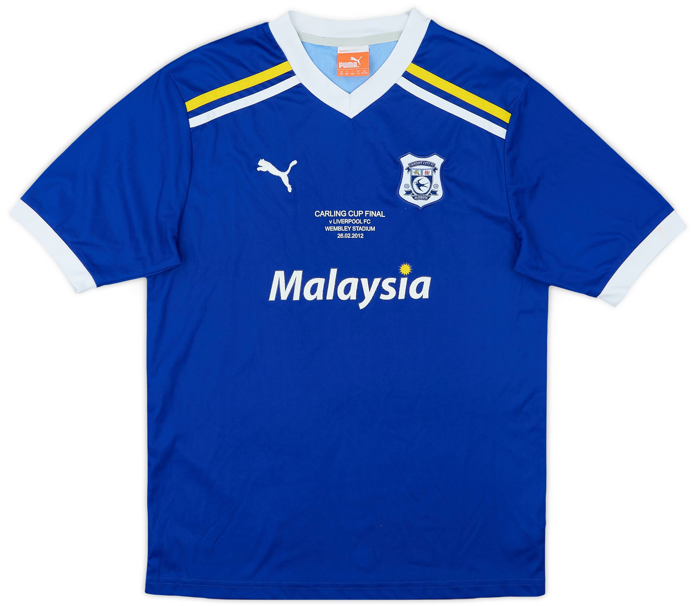 2011-12 Cardiff 'Carling Cup Final' Home Shirt - 7/10 - (L.Boys)