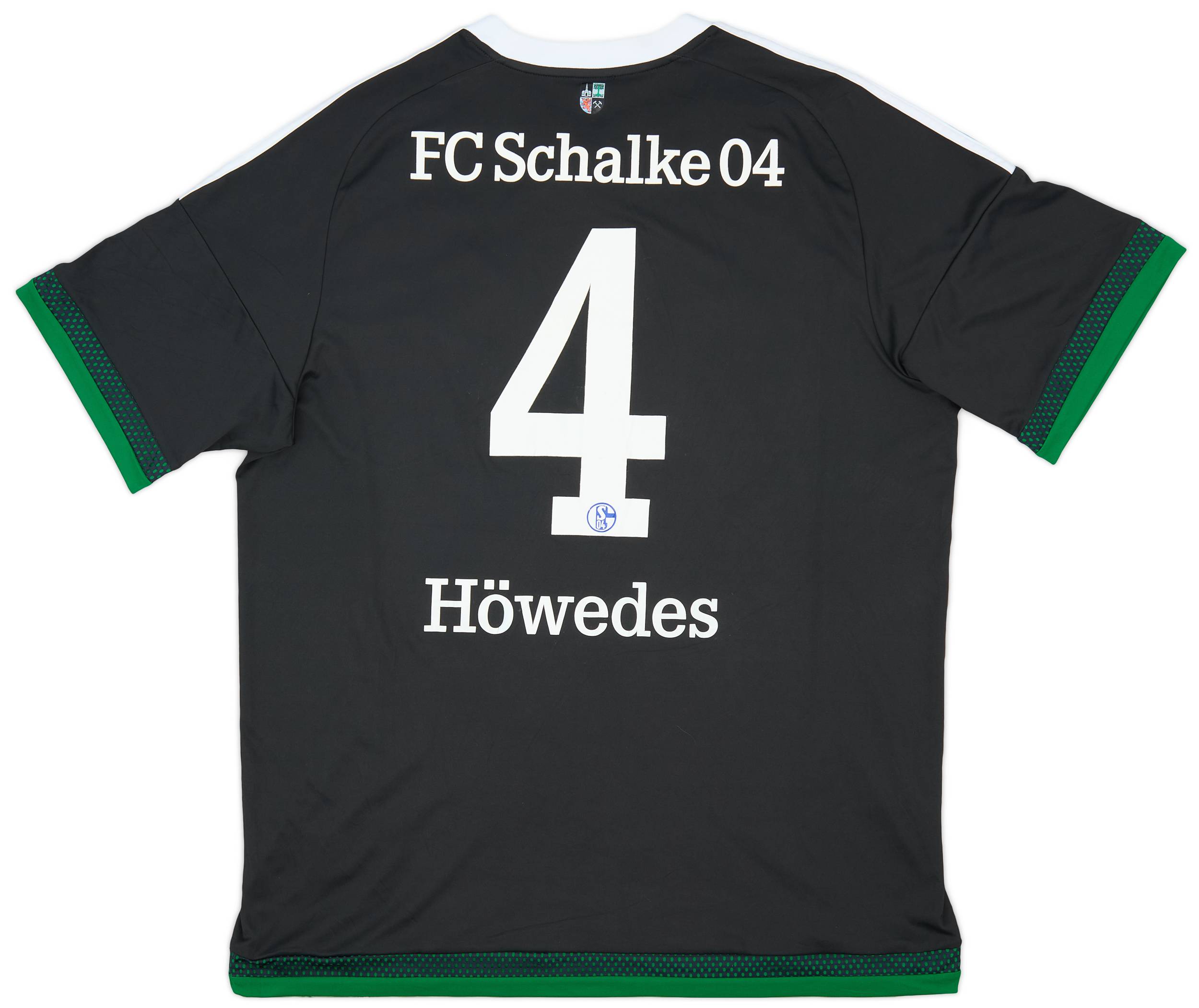 2015-17 Schalke Third Shirt Howedes #4 - 6/10 - (XL)