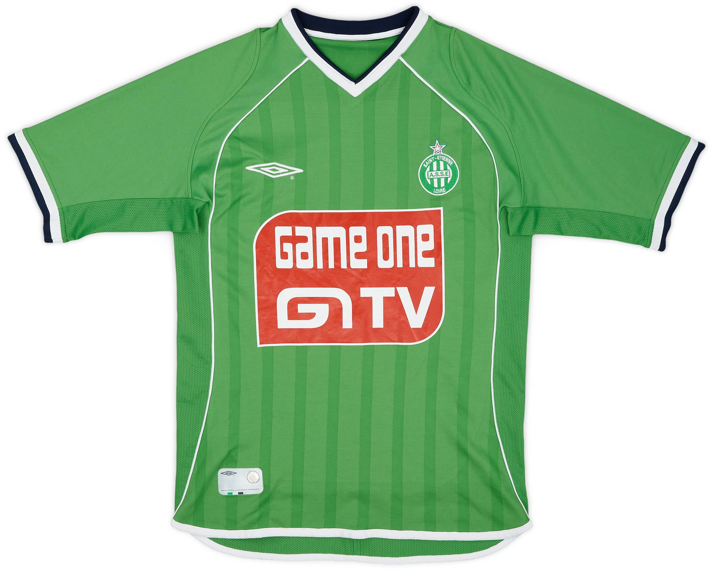 2001-03 Saint Etienne Home Shirt - 8/10 - (S)