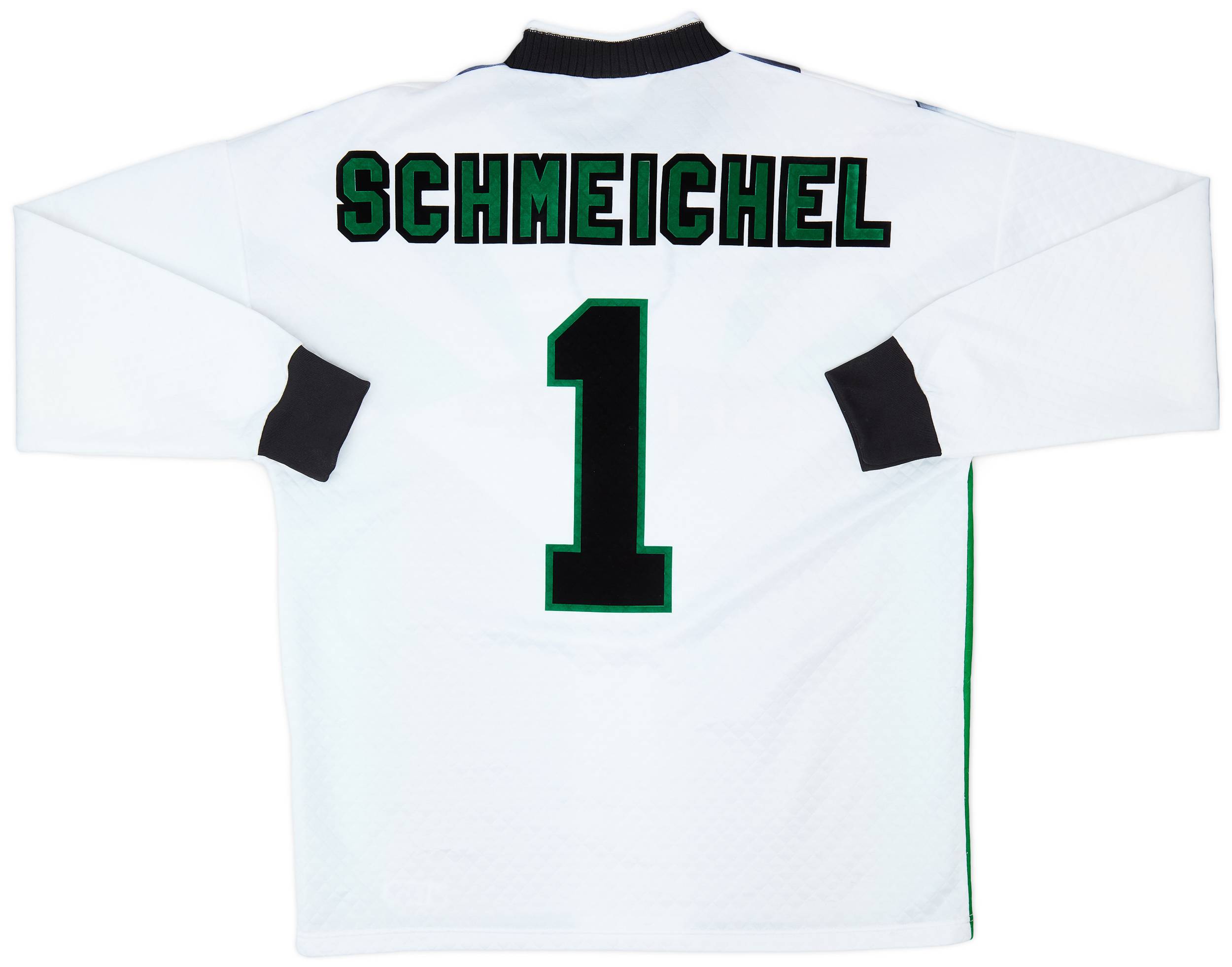 1996-97 Manchester United White GK Shirt Schmeichel #1 - 7
