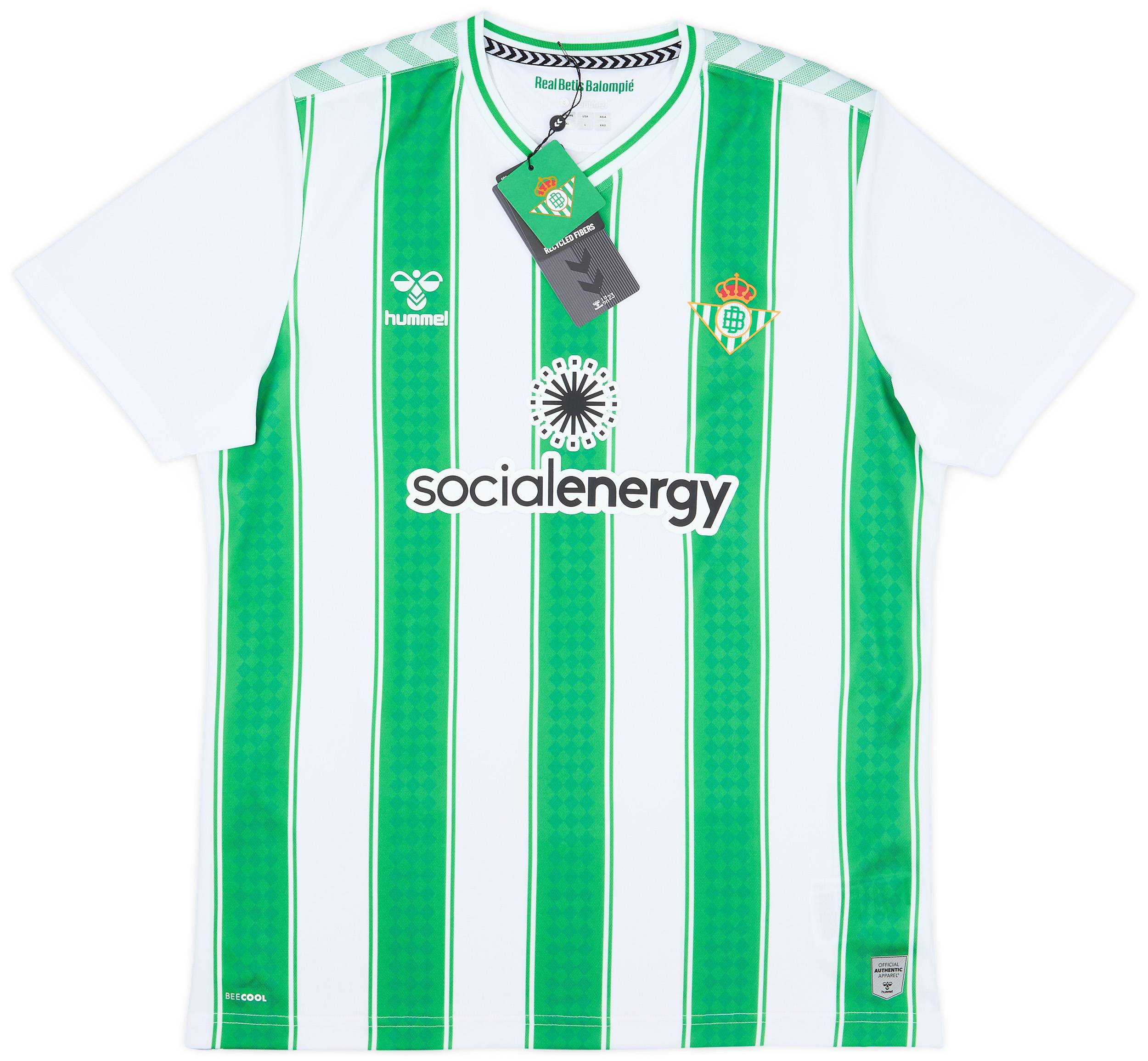 2023-24 Real Betis Women's Home Shirt (Unisex size XL)