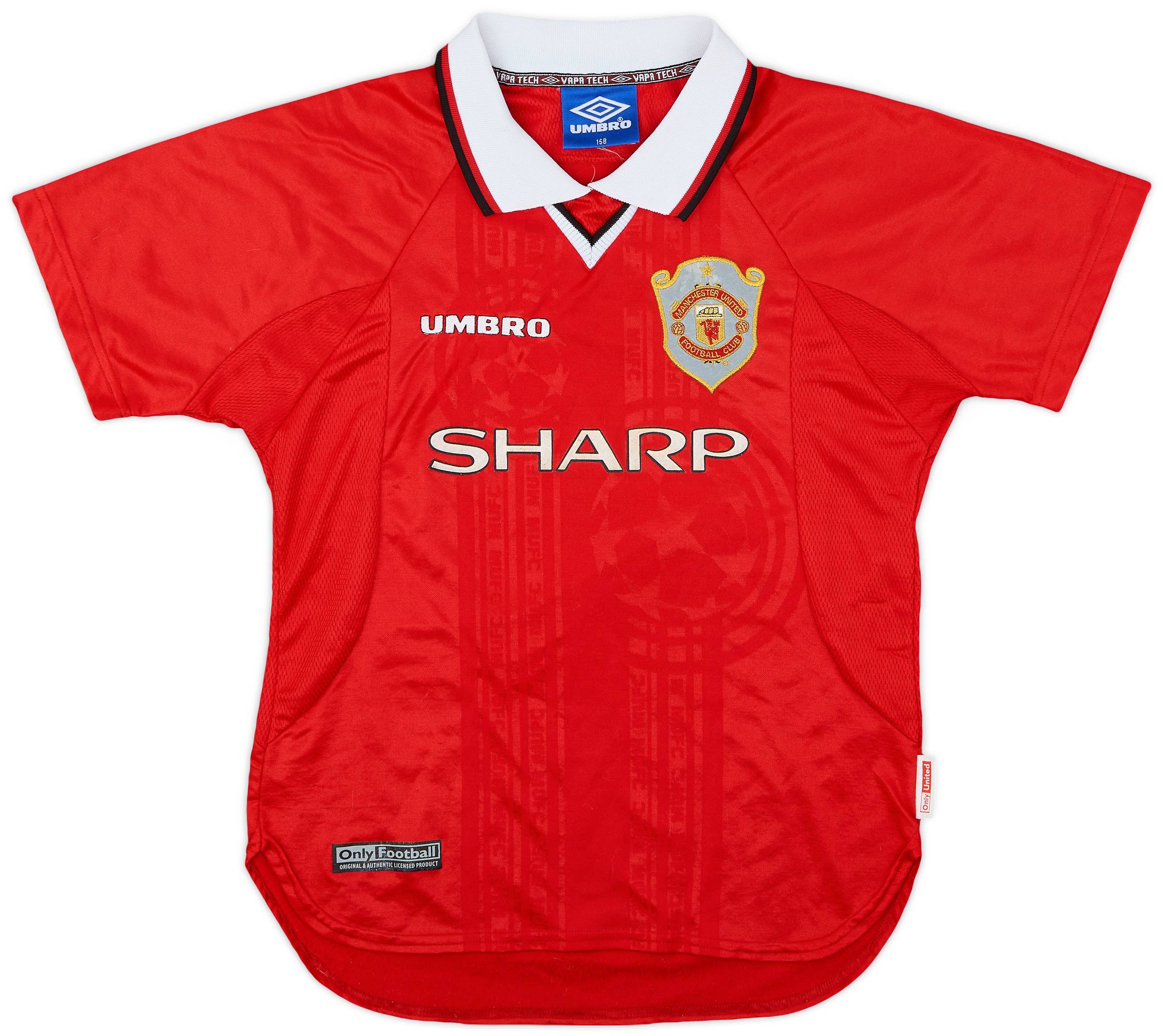 1997-00 Manchester United CL Shirt - 8/10 - (L.Boys)